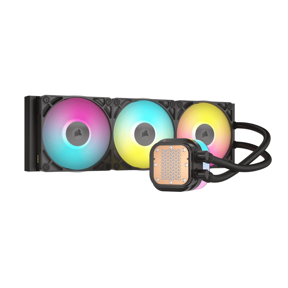 Corsair iCUE LINK TITAN 360 RX RGB AIO Liquid CPU Cooler - Black-1