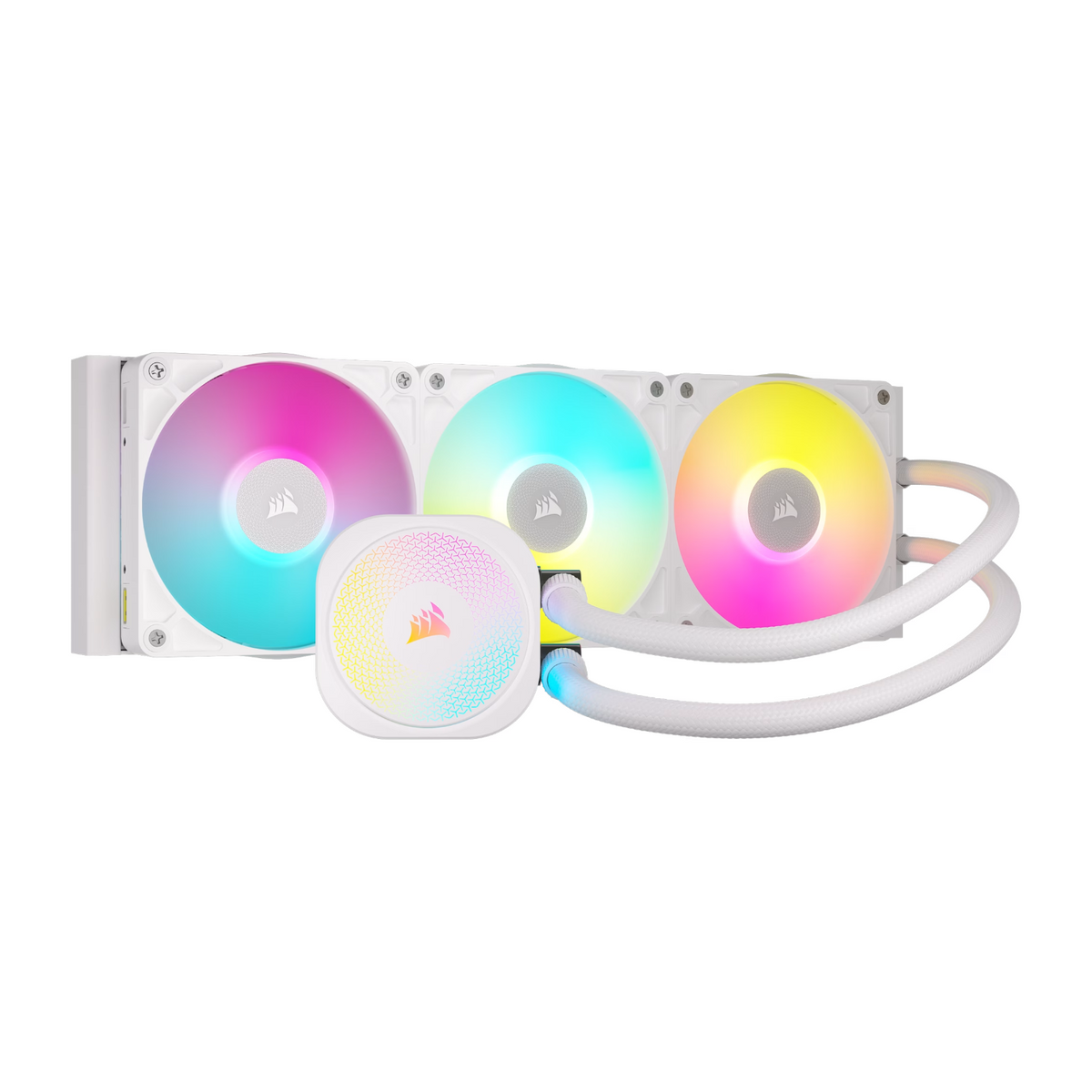 Corsair iCUE LINK TITAN 360 RX RGB AIO Liquid CPU Cooler - White-0