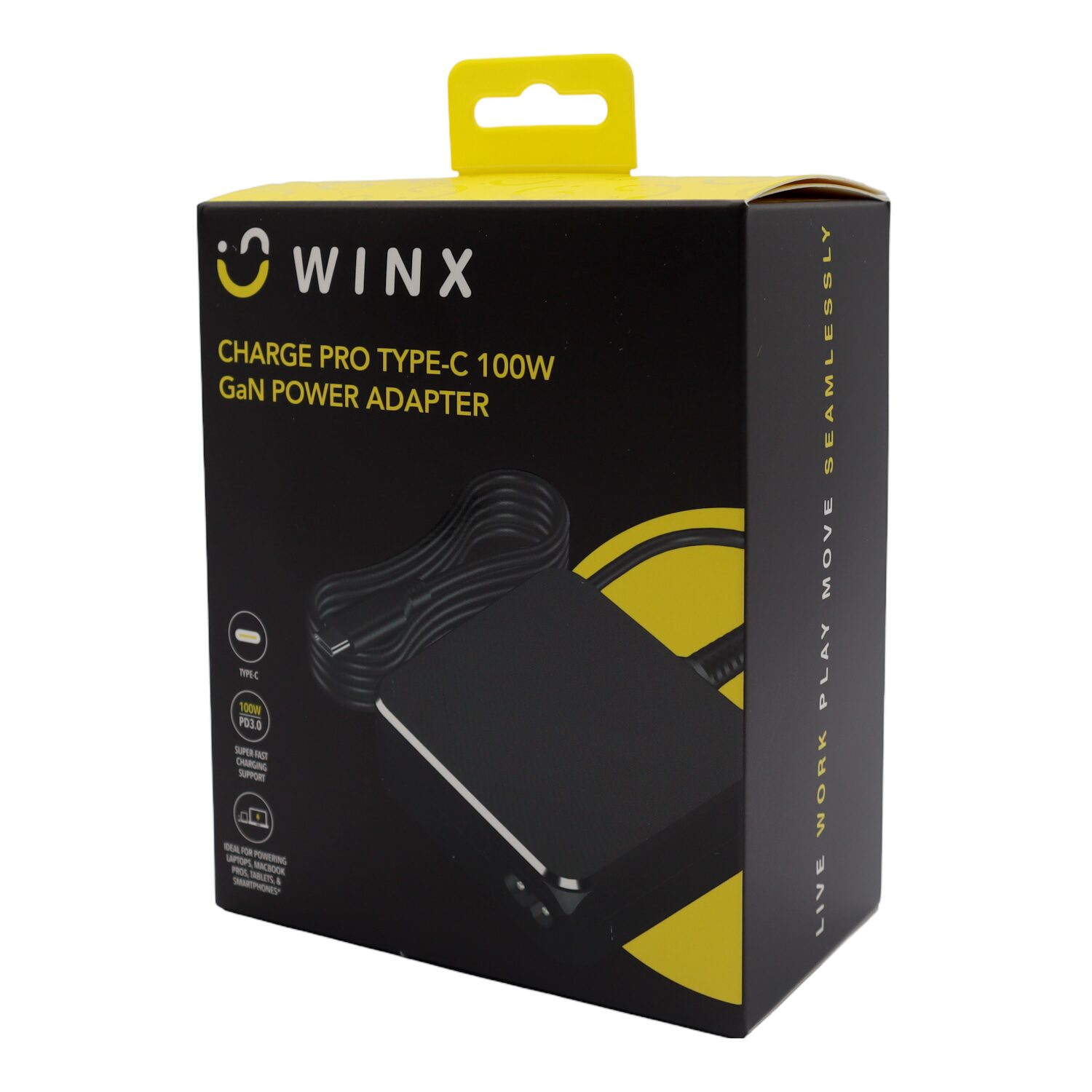 WINX ﻿CHARGE PRO TYPE-C 100W GaN POWER ADAPTER-6