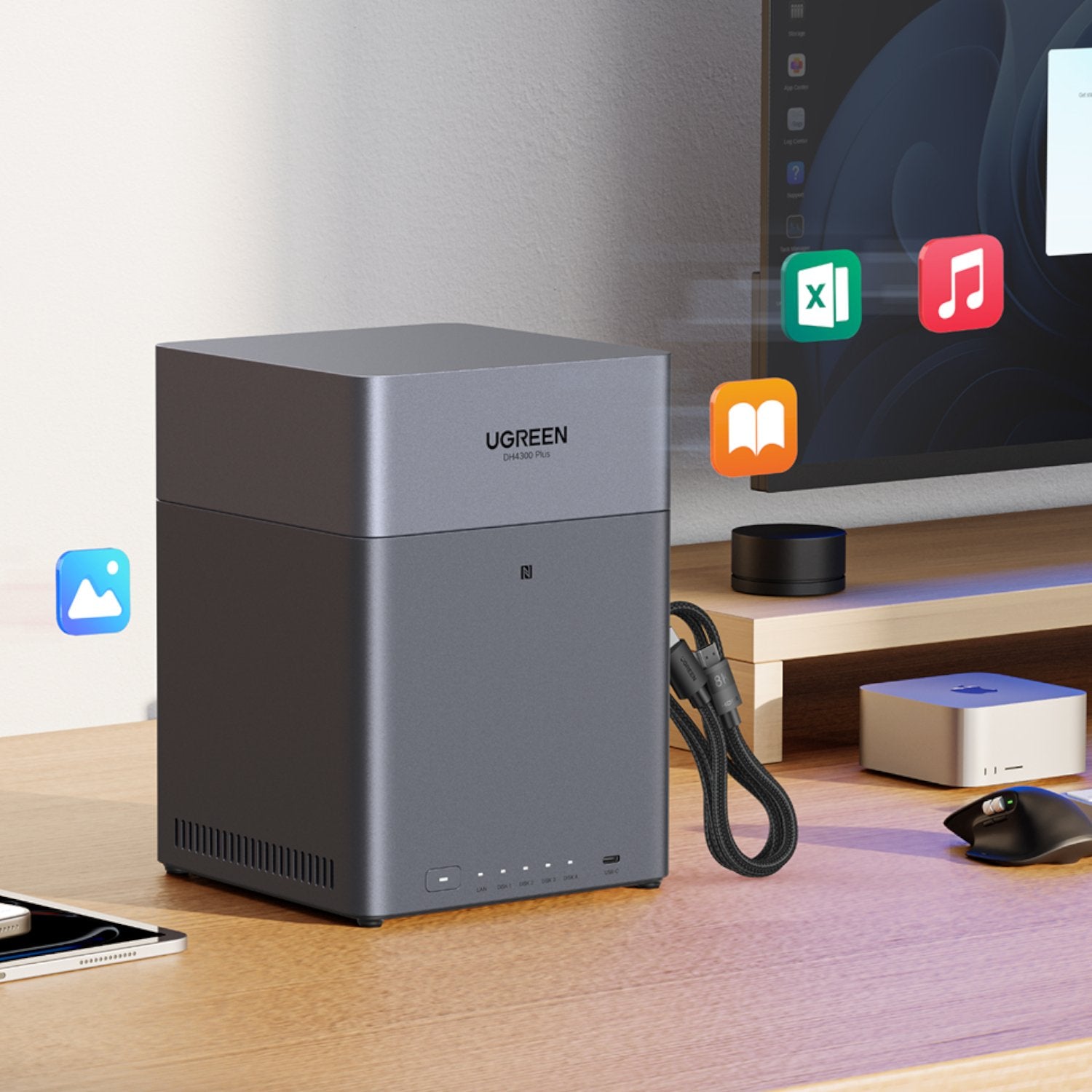 UGreen DH4300 PLUS 4-Bay NAS Storage-3