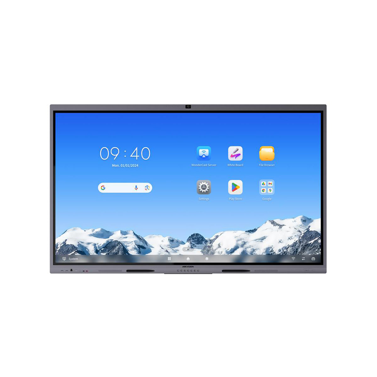 Hikvision 75" 4K UHD Interactive Display with Integrated Camera-0