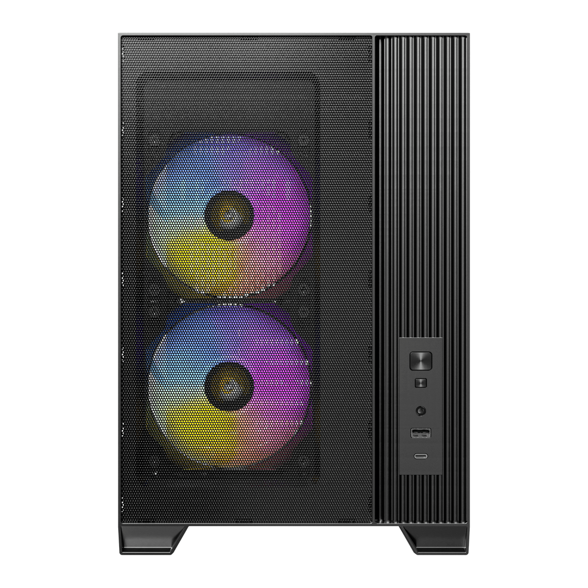 Antec FLUX M Micro-ATX Mini-Tower Gaming Chassis - Black-1