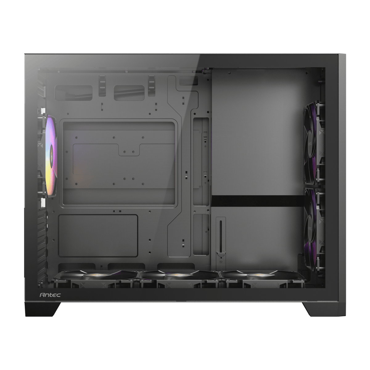 Antec FLUX M Micro-ATX Mini-Tower Gaming Chassis - Black-3