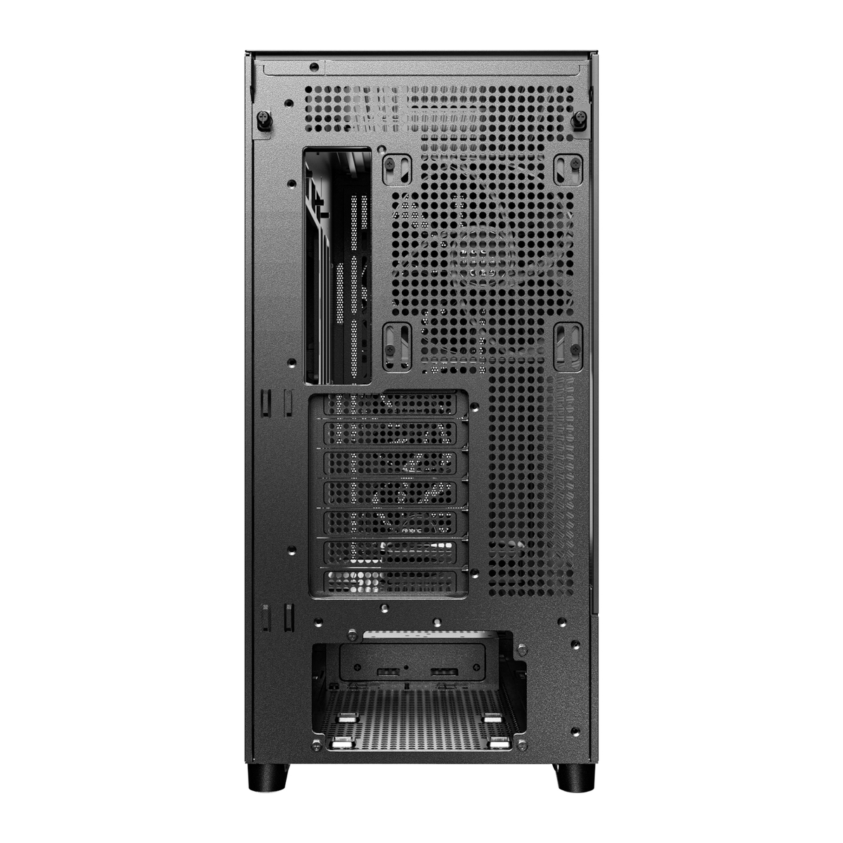 Antec FLUX SE E-ATX | ATX | Micro-ATX | ITX Mid-Tower Gaming Chassis Wood Front Panel- Black-4