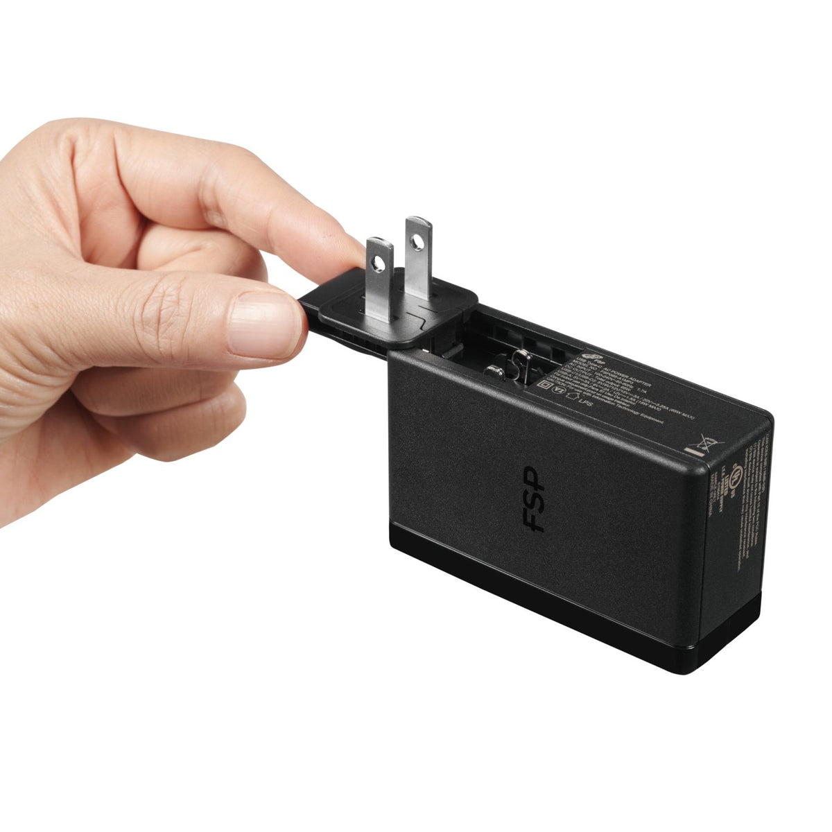 FSP 65W PD 2-Prong USB Type-C Power Adapter-2