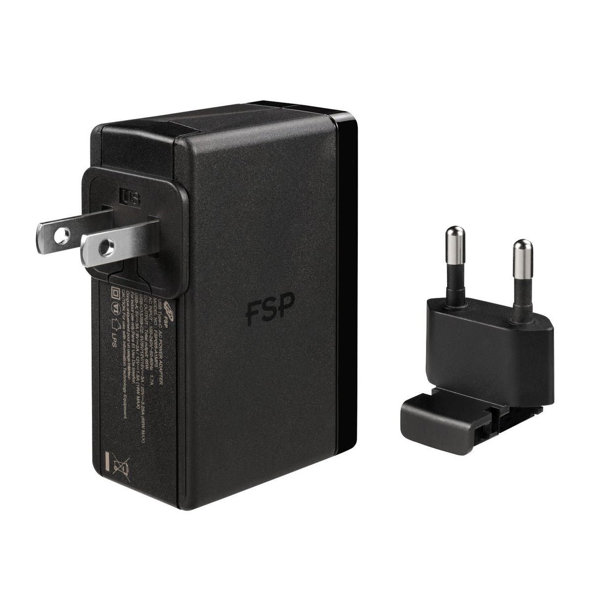FSP 65W PD 2-Prong USB Type-C Power Adapter-3