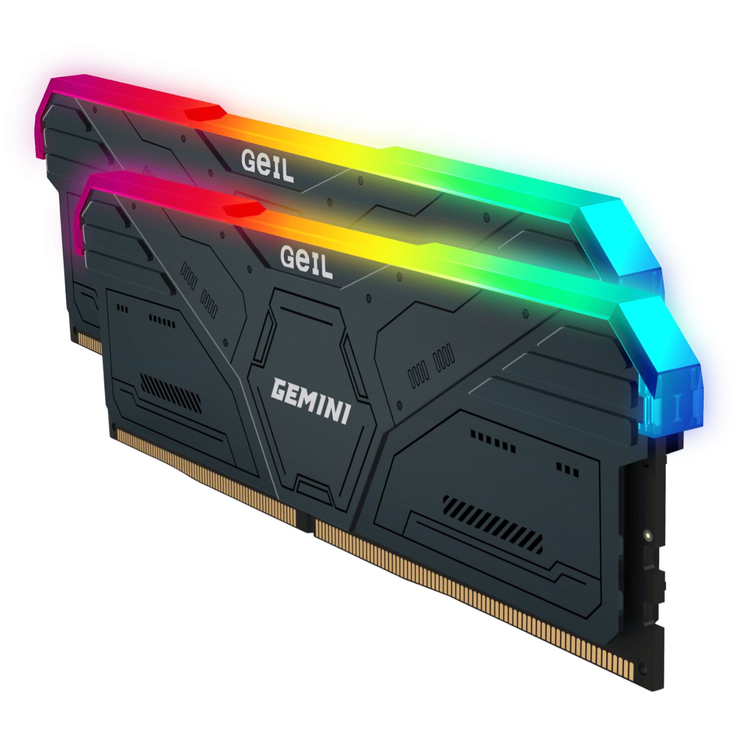 Geil Gemini RGB 64GB KIT(2X32GB) 6000MHz DDR5 Desktop Gaming Memory - Grey-2