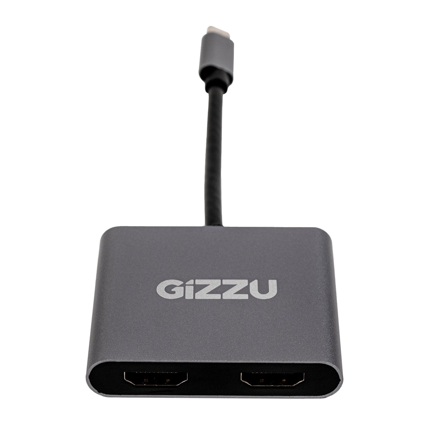 Gizzu 4-in-1 Type-C to Dual HDMI Hub-0
