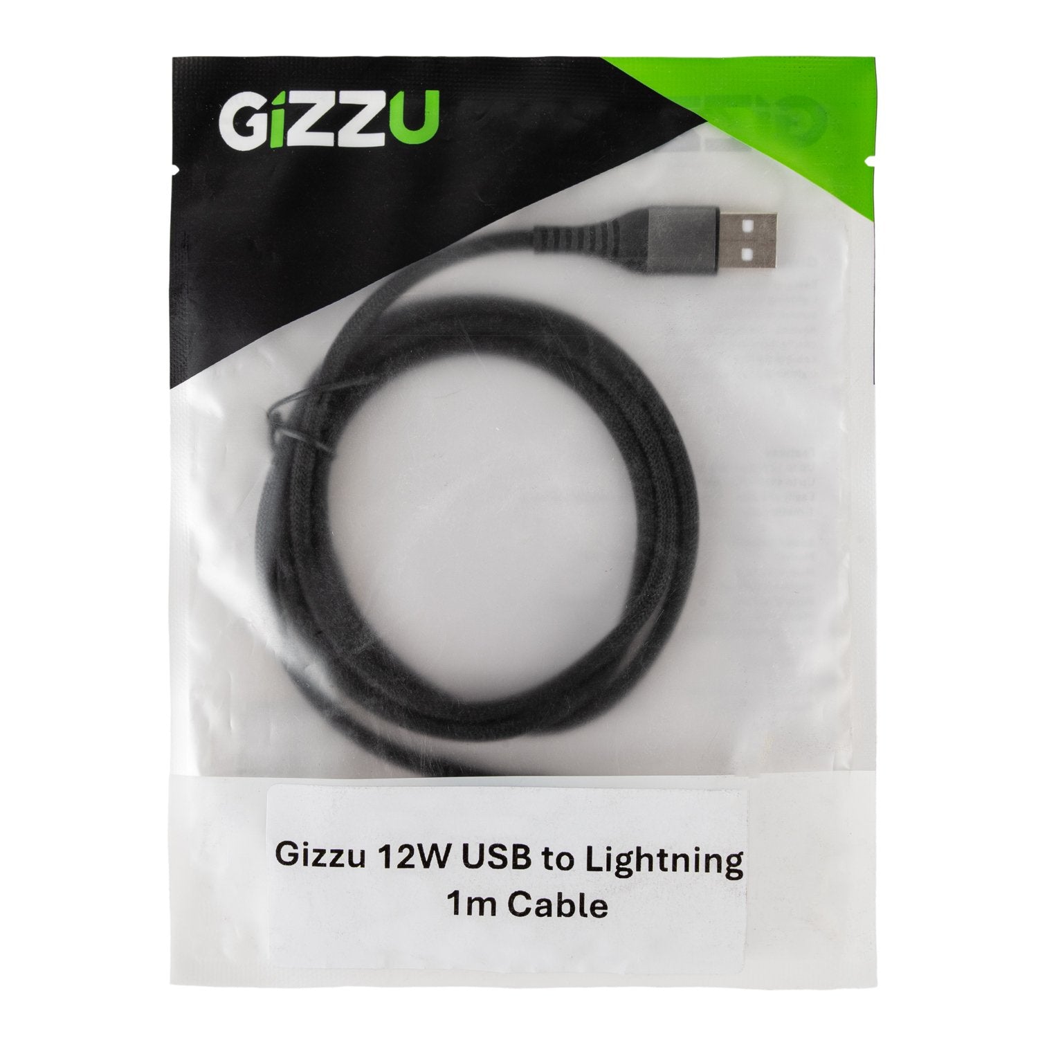 GIZZU 12W USB to Lightning 2m Cable-3