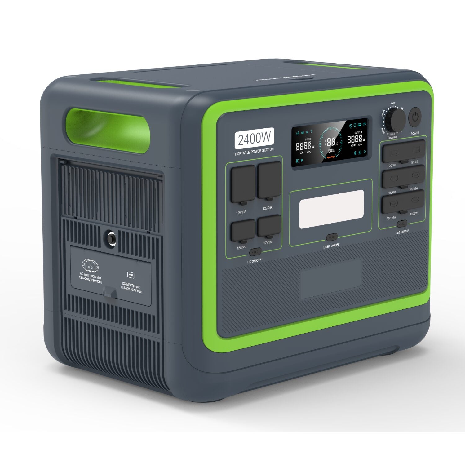 Gizzu Hero Pro 2048Wh/2400W UPS Power Station With App-2