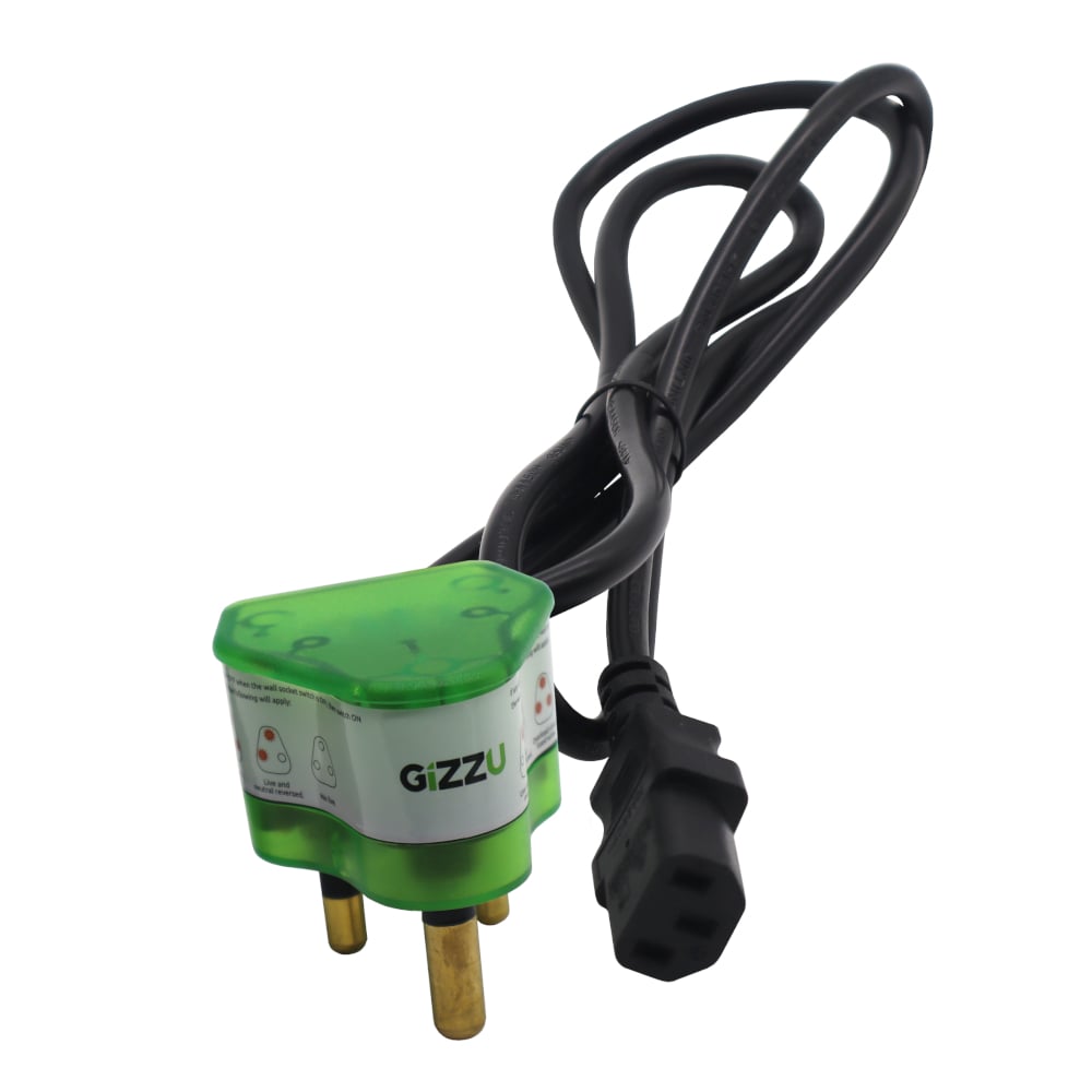 Gizzu Surge Protector 16A Kettle Plug Cable 1.5M-4