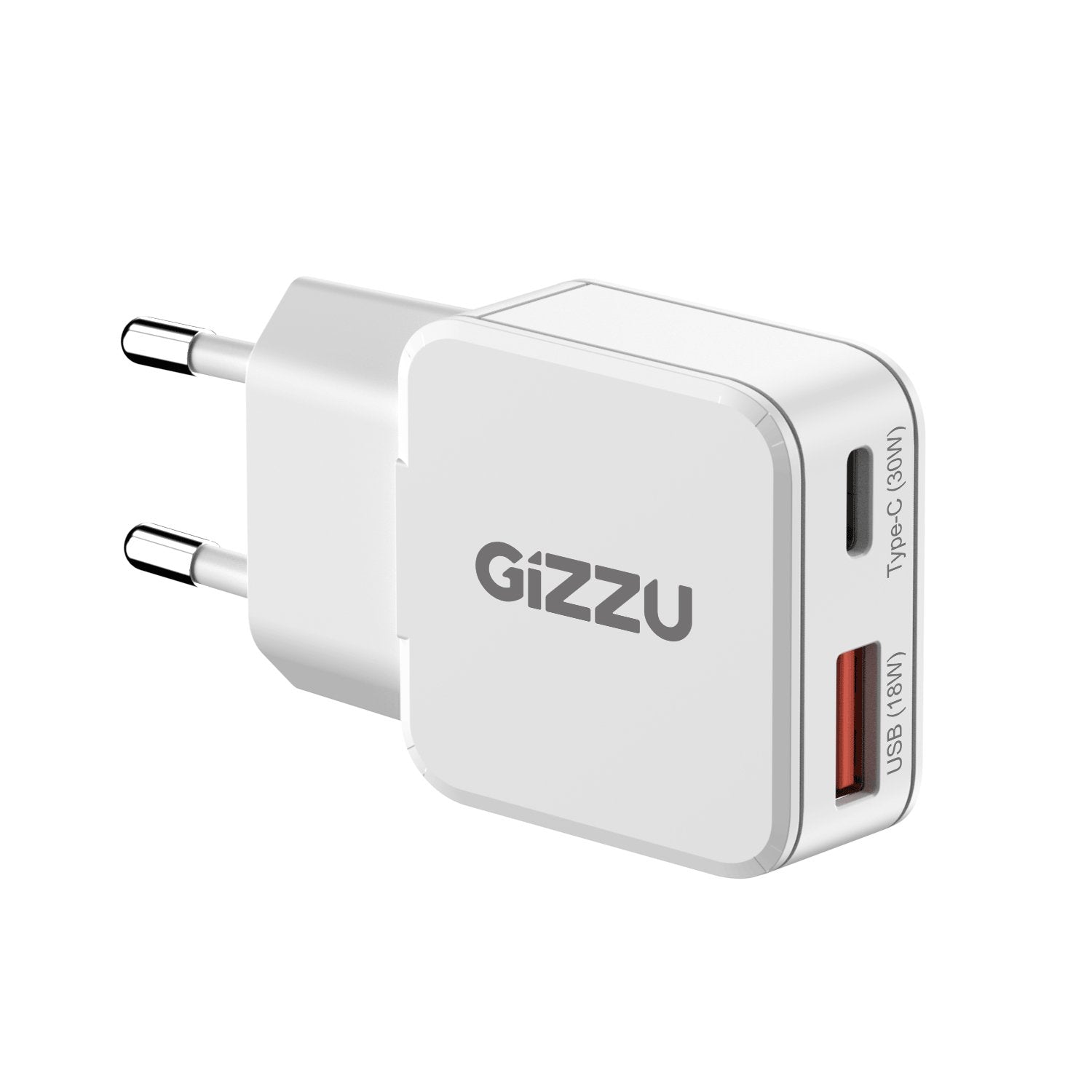 Gizzu 2-Port 30W GaN Wall Charger-3