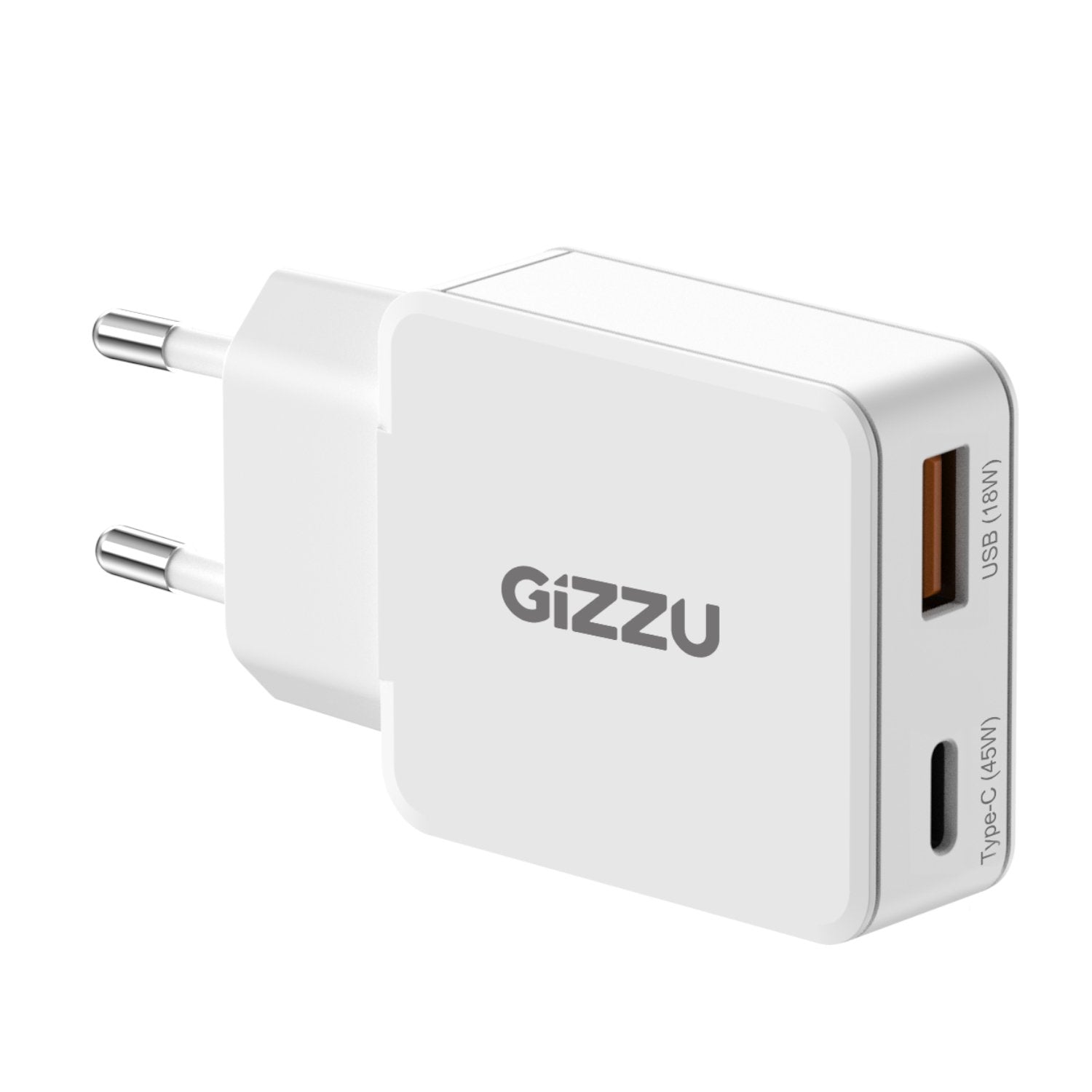 Gizzu 2-Port 45W GaN Wall Charger-0