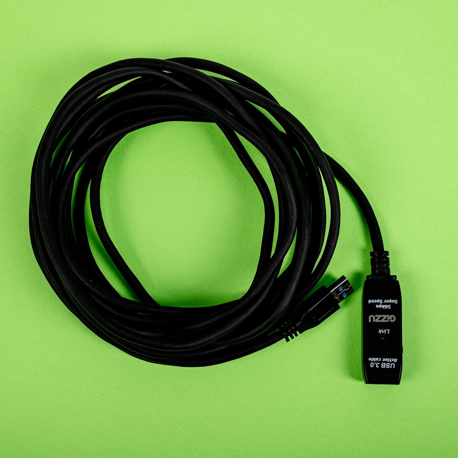 Gizzu USB 3.0 Active Extension Cable 5m - Black-4