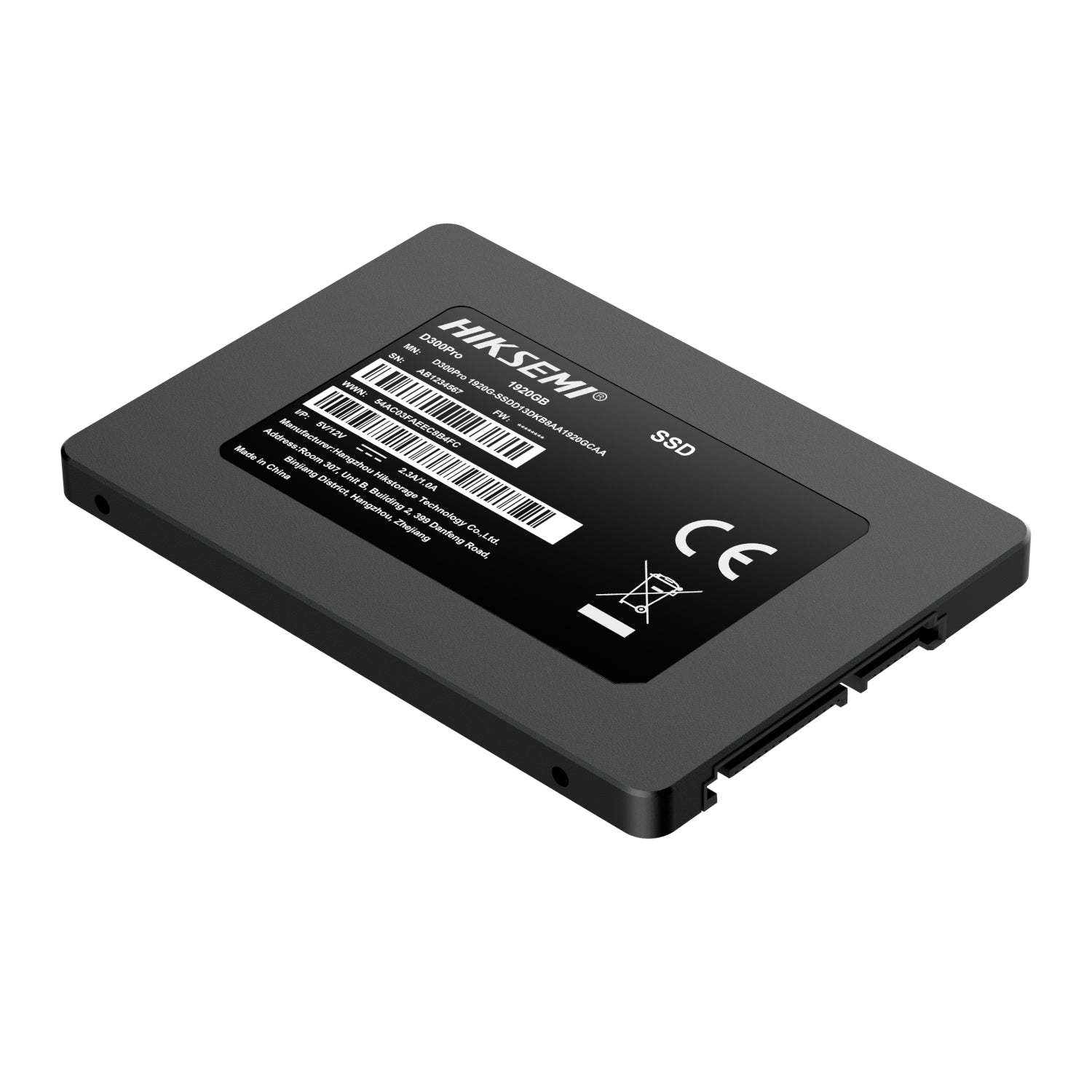 Hiksemi D300 PRO Tantalum Capacitor 1920GB SATA III Enterprise SSD-0