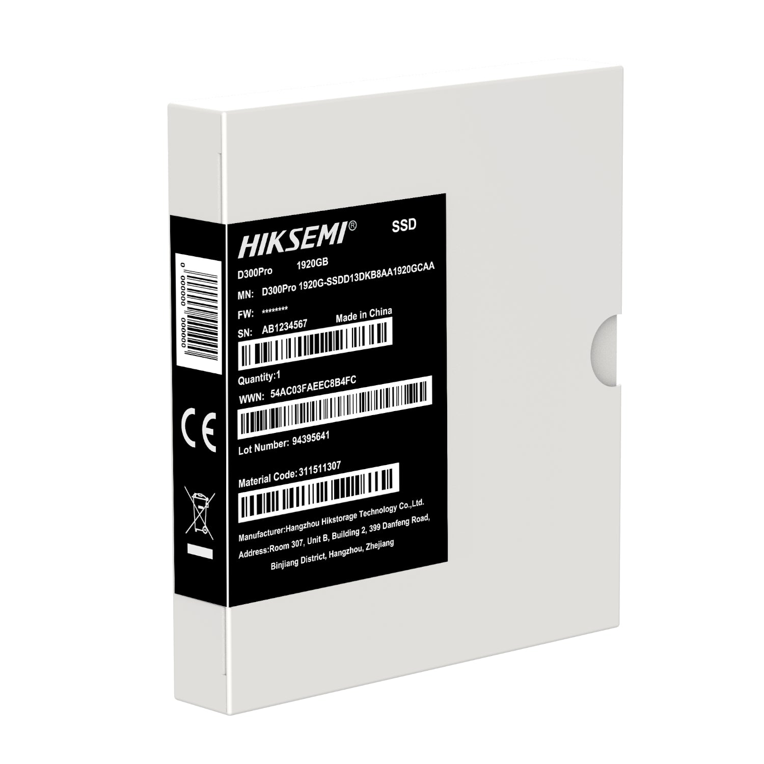 Hiksemi D300 PRO Tantalum Capacitor 1920GB SATA III Enterprise SSD-2