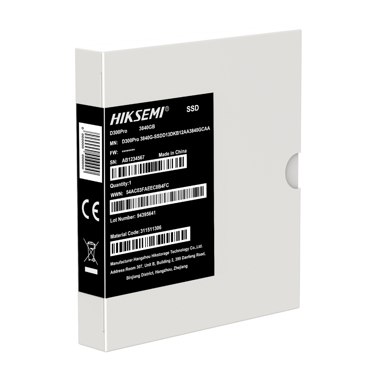 Hiksemi D300 PRO Tantalum Capacitor 3840GB SATA III Enterprise SSD-2