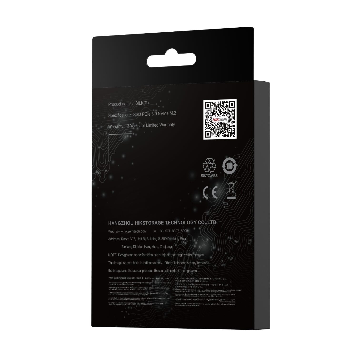 Hiksemi Silk(P) 128GB Gen3 M.2 NVMe 3D NAND SSD-5