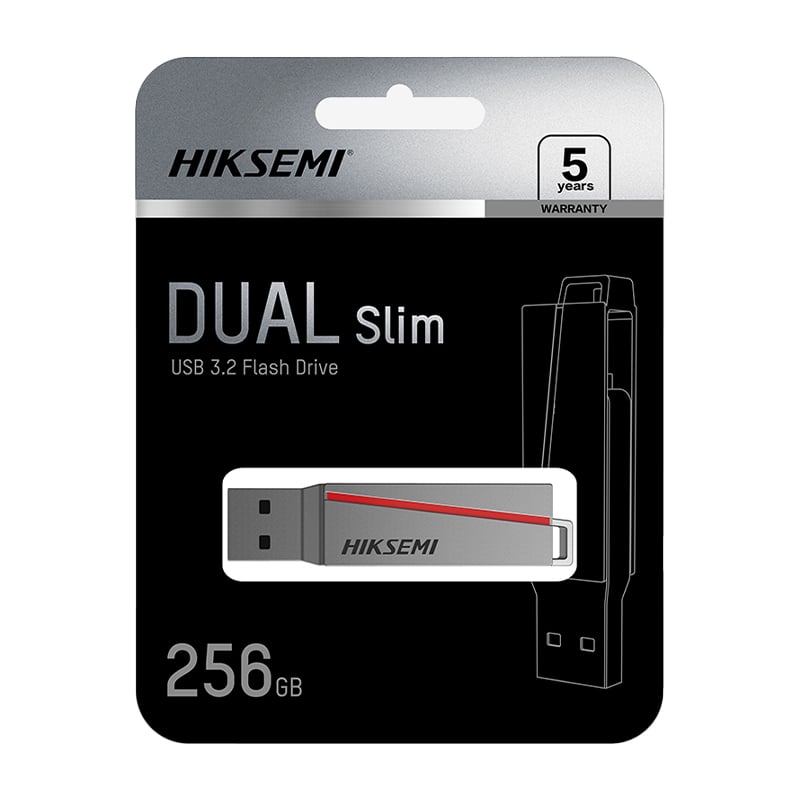 HIKVISION FLASHDRIVE DUAL USB3.2+C 256GB-3
