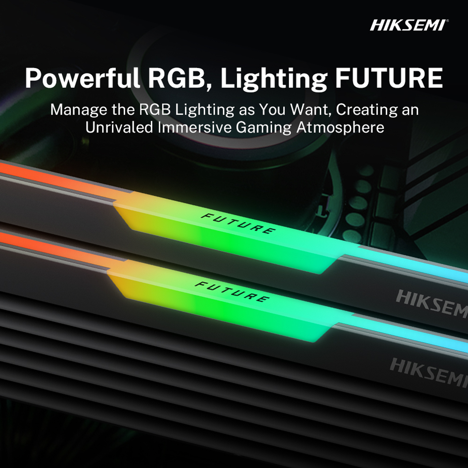 Hiksemi Future RGB 16GBKIT (2x8GB) 3600MHz DDR4 Desktop Gaming Memory Black-6