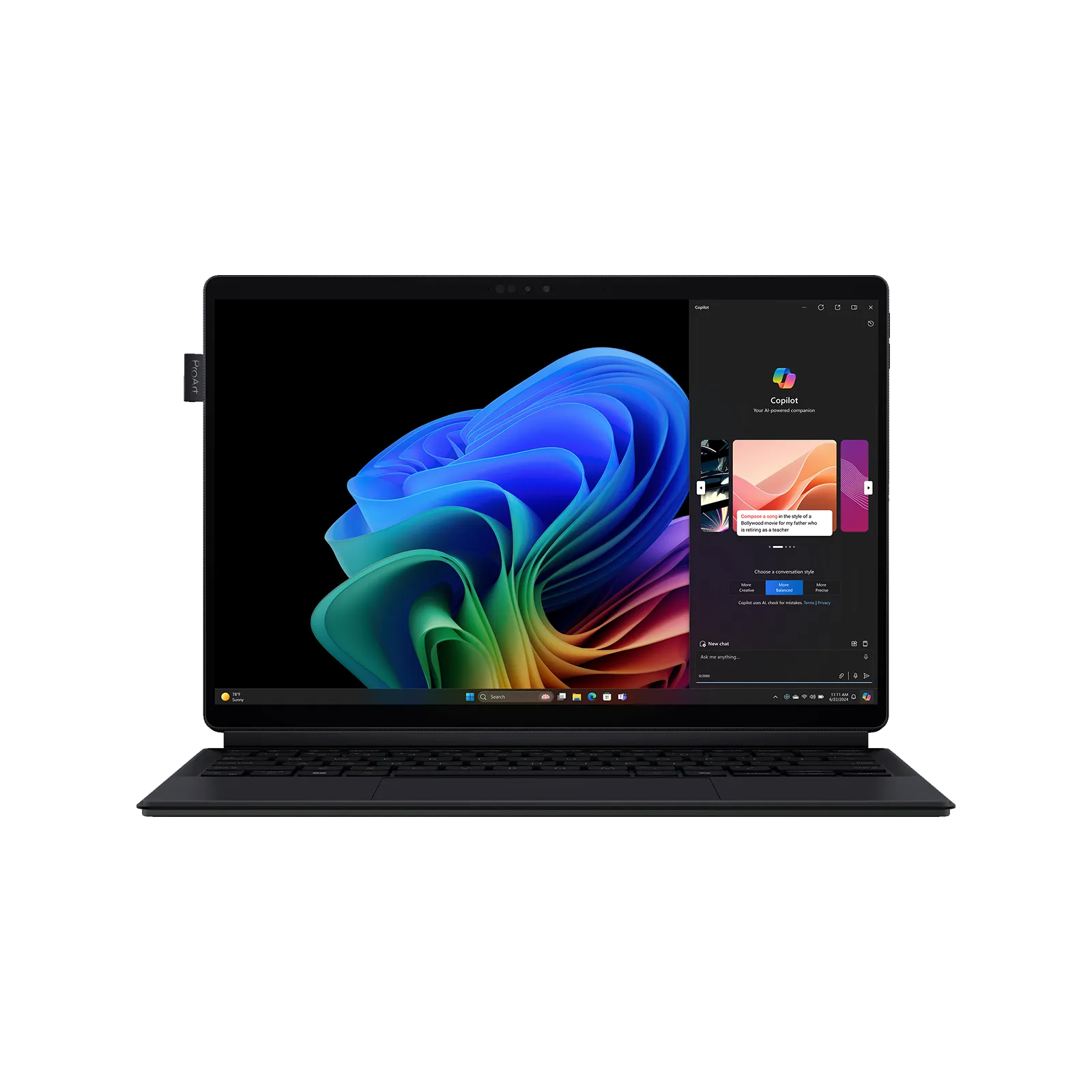 ASUS PROART PZ13 SNAPDRAGON X PLUS X1P 16GB 1TB SSD 13.3 INCH OLED WINDOWS 11 PRO-0