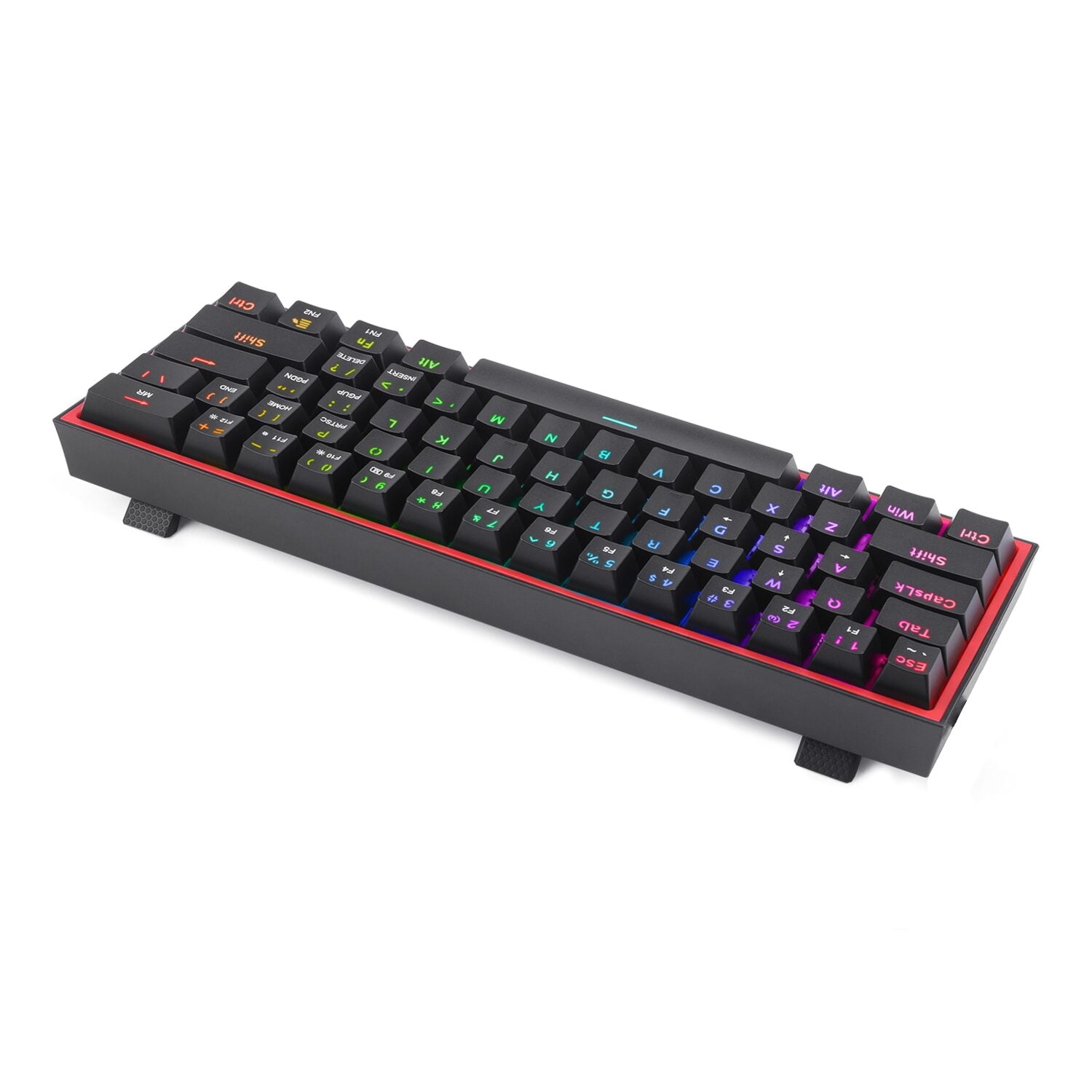 Redragon K617 FIZZ 60% Wired RGB Gaming Keyboard - Black-1