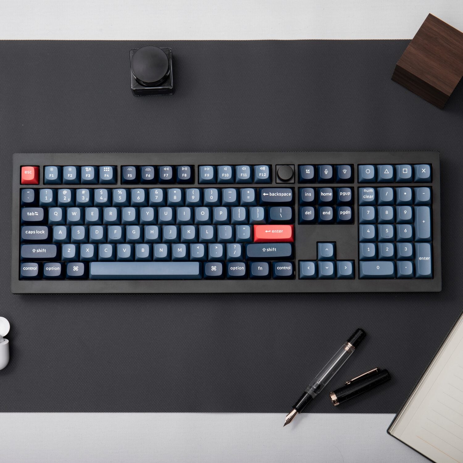 Keychron V6 Max Wireless Custom Keyboard - BROWN Switch-4