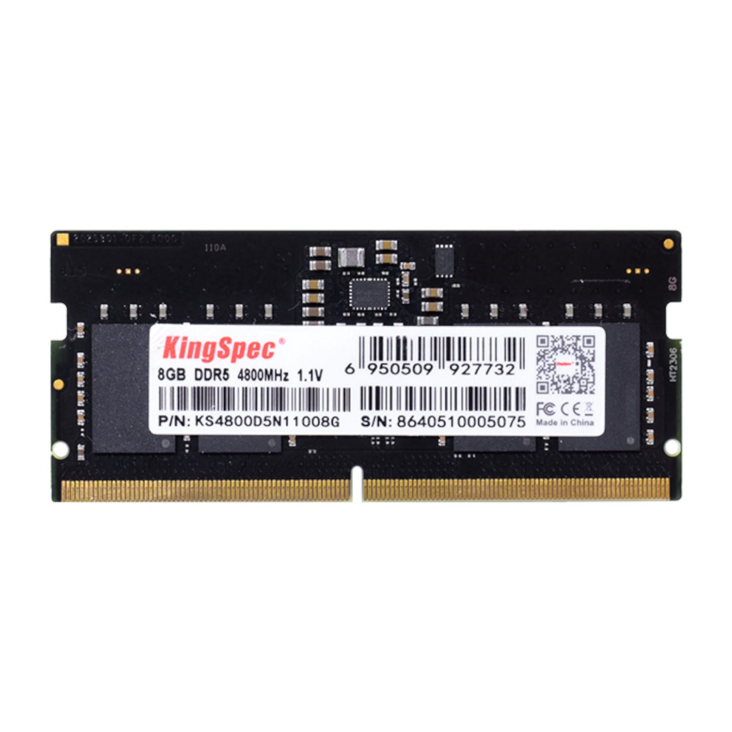 Kingspec 8GB 4800MHz DDR5 SODIMM Notebook Memory-0