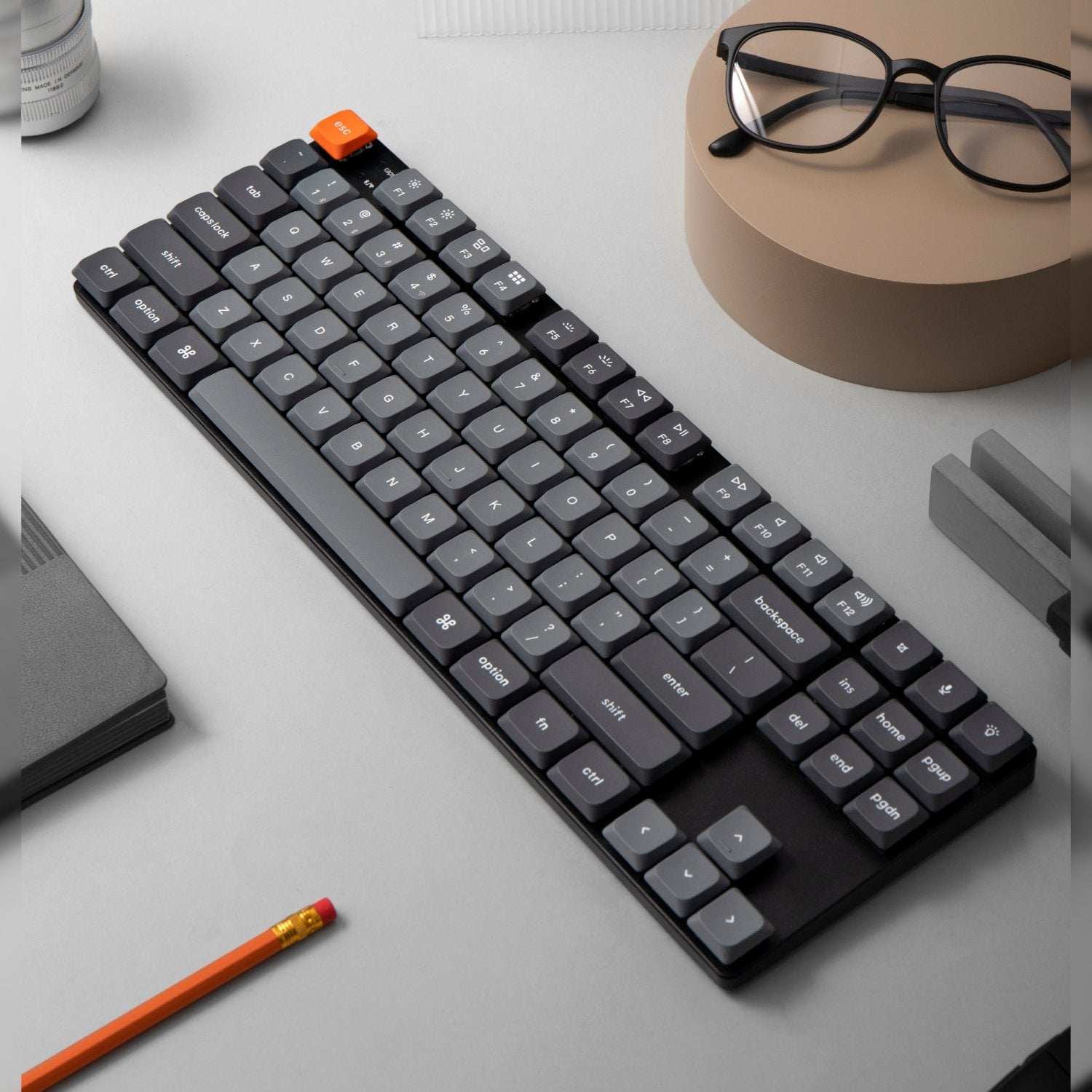 Keychron K1 Max QMK/VIA 80% Wireless Custom Mechanical Keyboard | RED Switches-2