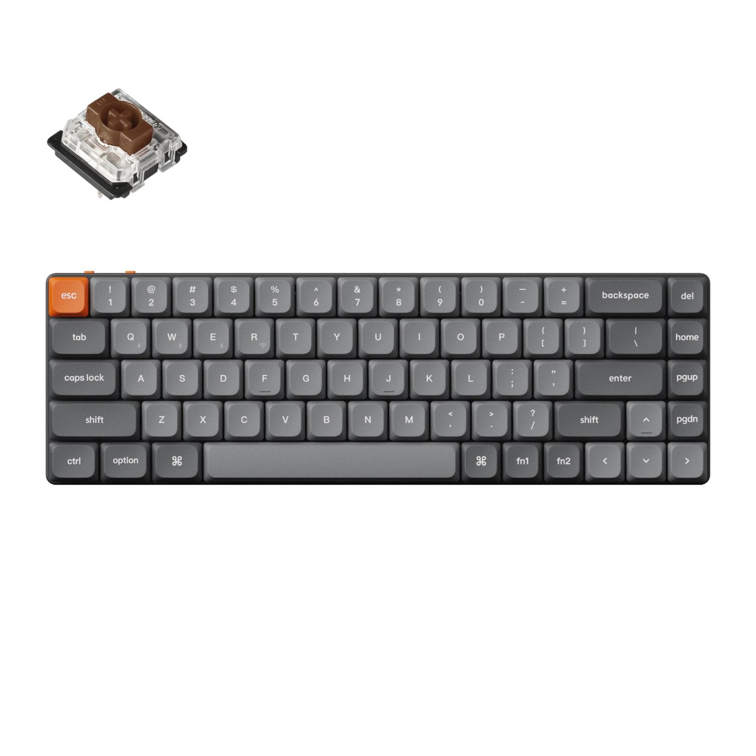 Keychron K7 Max QMK/VIA 65% Wireless Custom Mechanical Keyboard | BROWN Switches-0