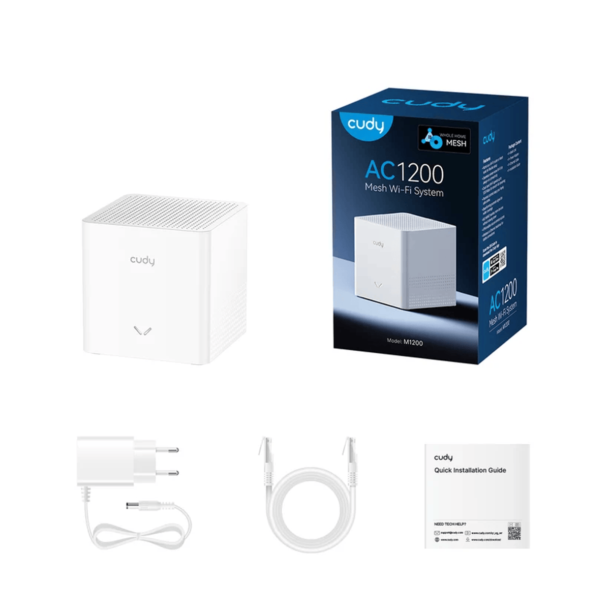CUDY AC1200 Mesh Wi-fi system - 1 Pack-2