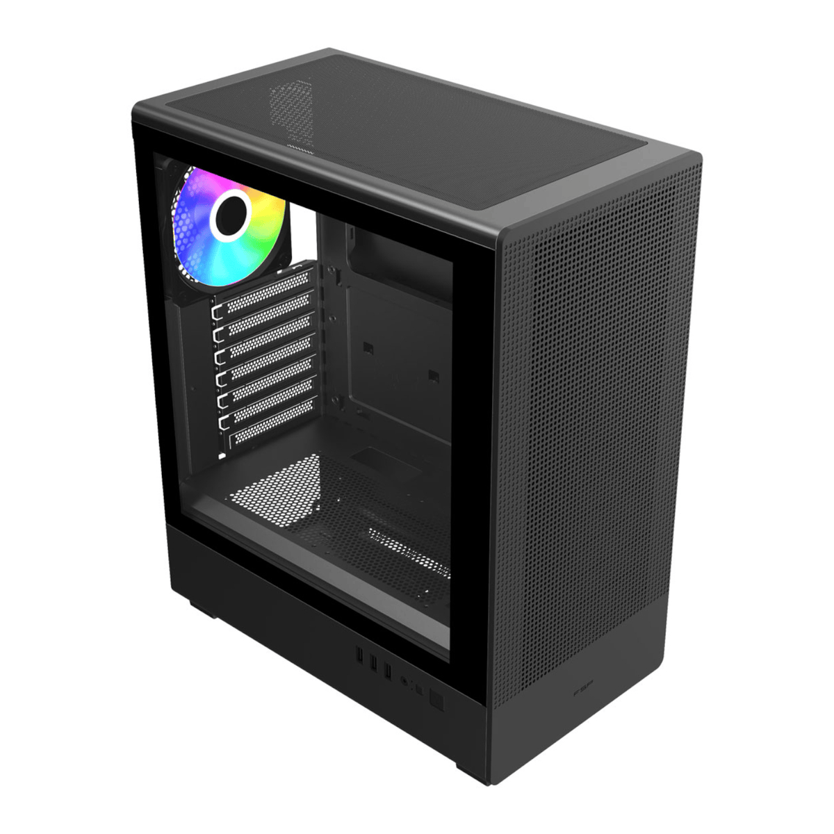 FSP M221-BA ATX Mid Tower Gaming Chassis - Black-1