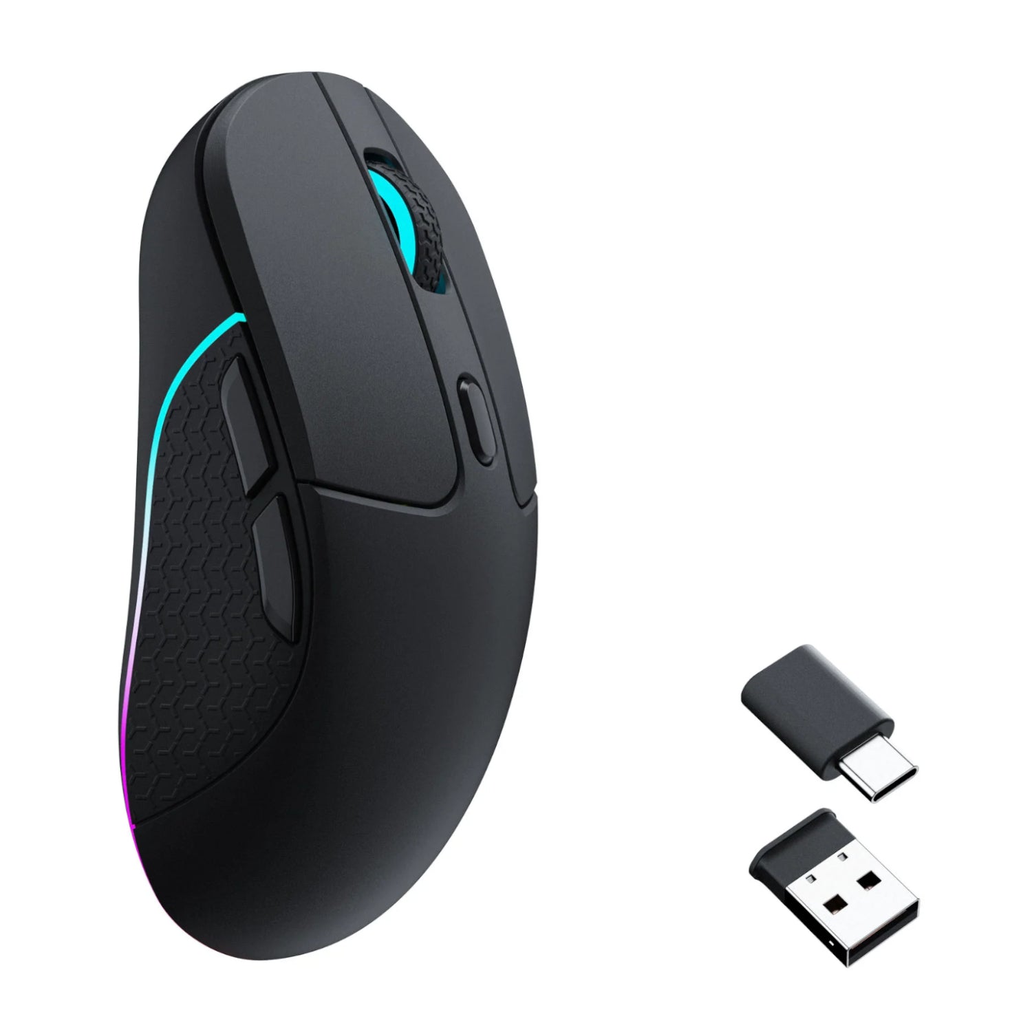 Keychron M3 RGB Wireless Optical Mouse – Black-1