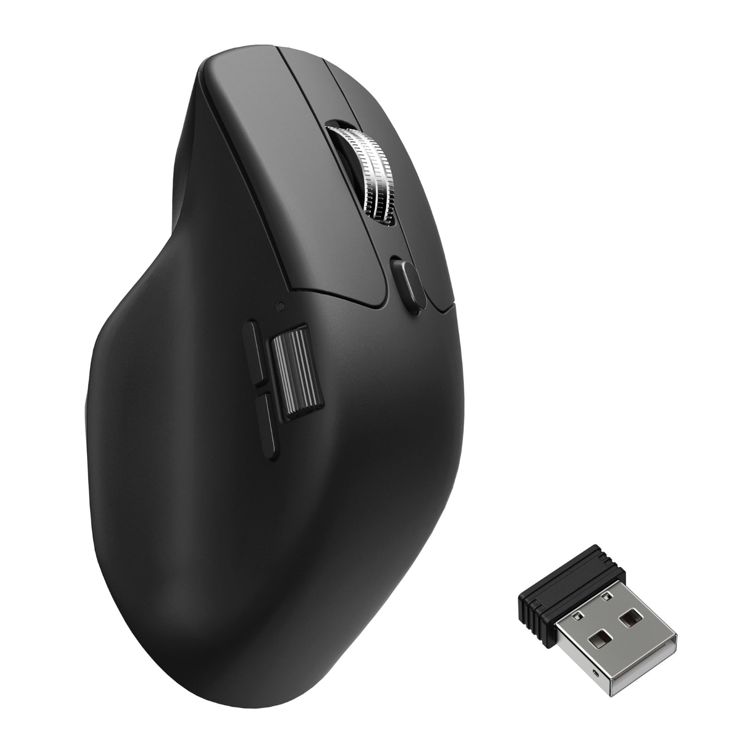 Keychron M6 30000 DPI Wireless Silent Mouse - Black (BT/2.4GHz/Wired)-1