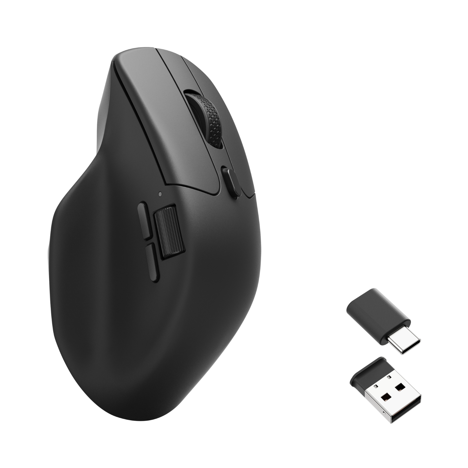 Keychron M6S-B72 1K Wireless Mouse (BT/2.4GHz/Wired) - Black-6