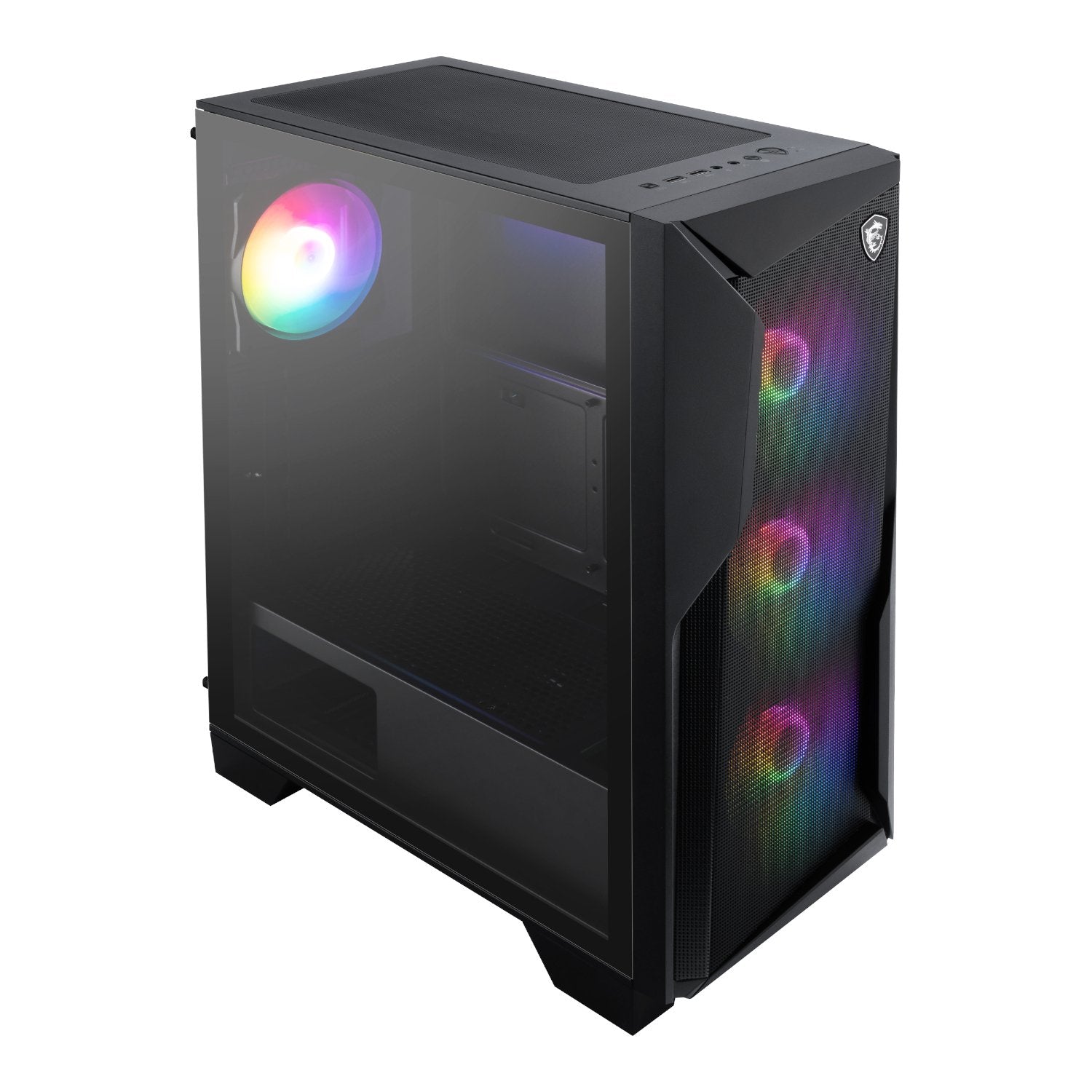 MSI MAG FORGE 130A Airflow ATX Gaming Chassis - Black-5