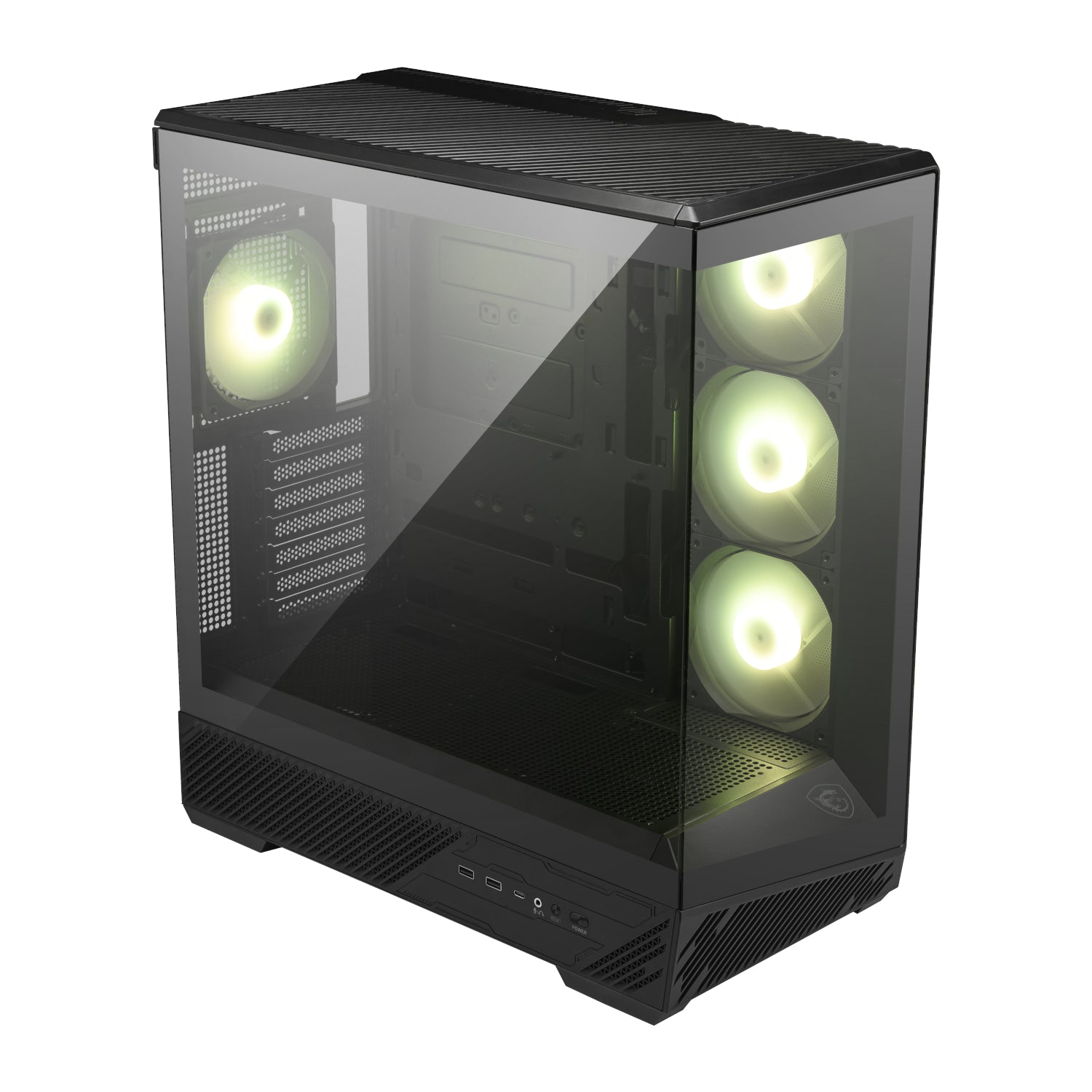MSI MAG PANO 130R PZ ATX Gaming Chassis - Black-3