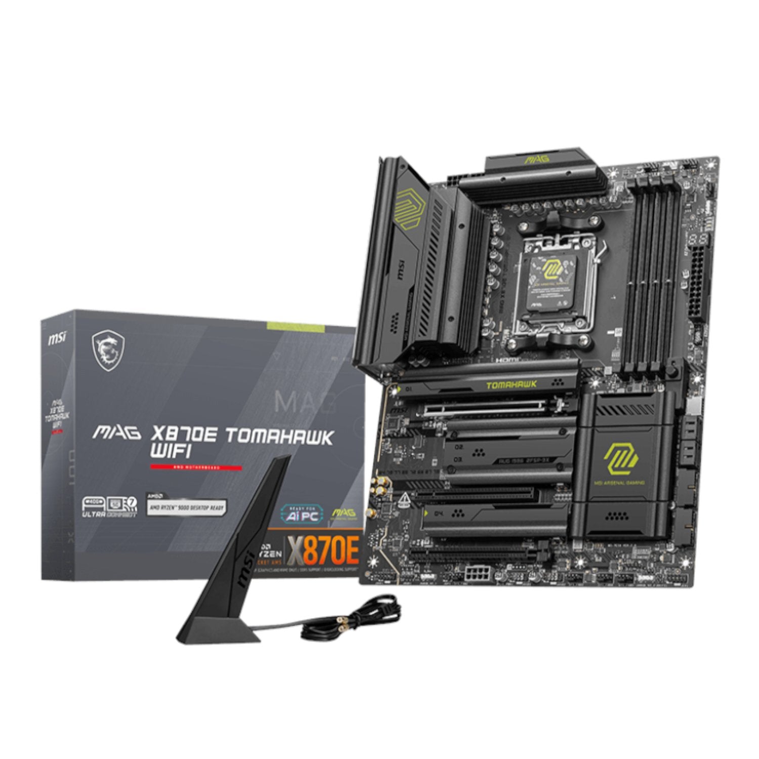 MSI MAG X870E TOMAHAWK WIFI AM5 ATX DDR5 Gaming Motherboard-0