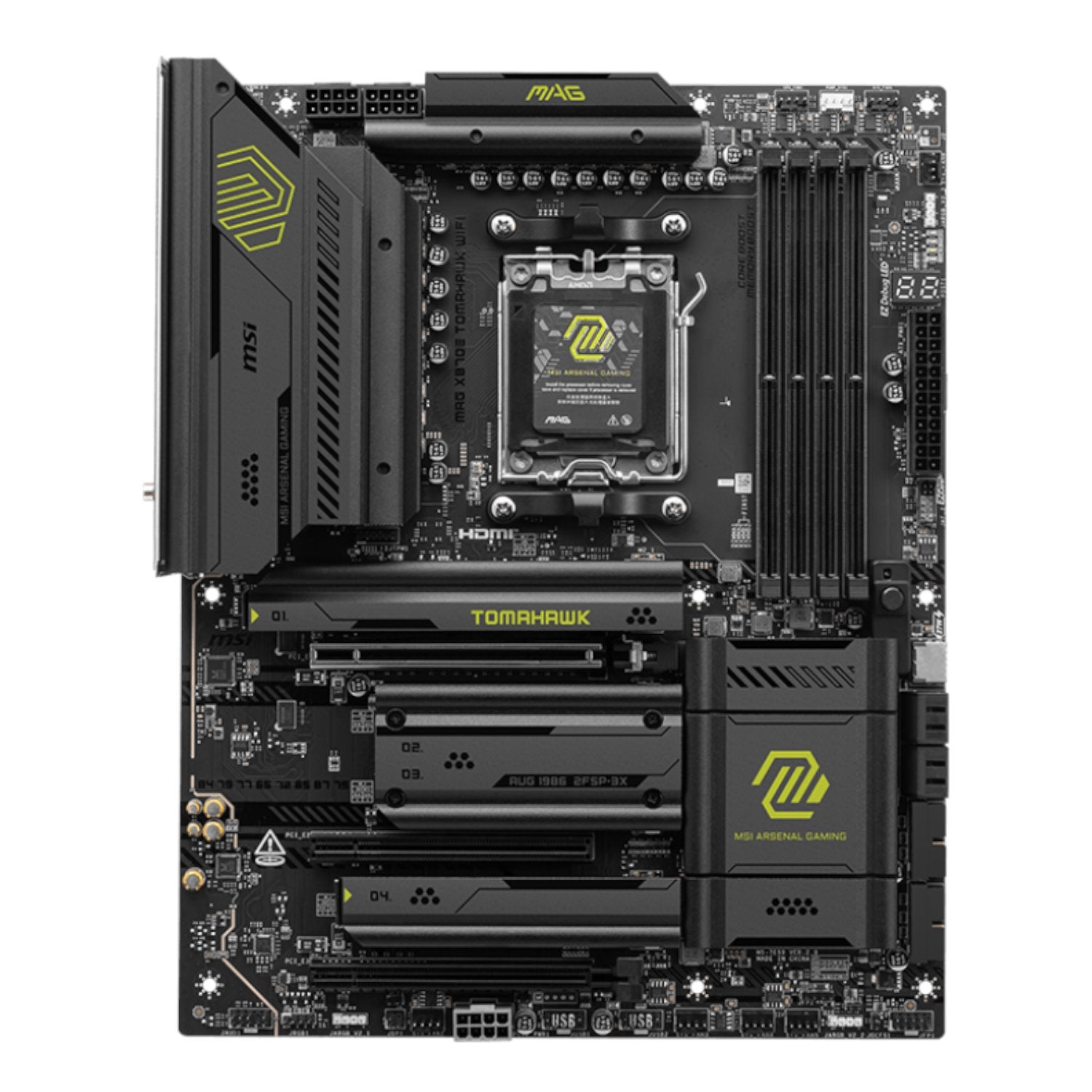 MSI MAG X870E TOMAHAWK WIFI AM5 ATX DDR5 Gaming Motherboard-1