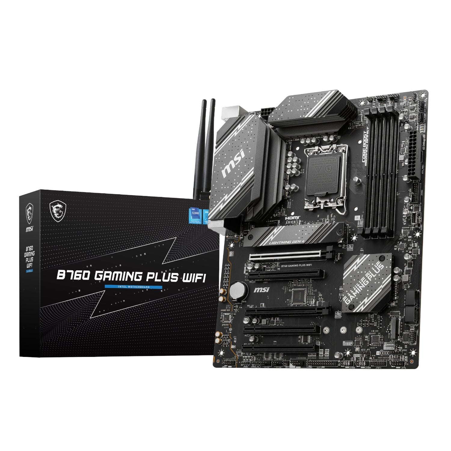 MSI B760M GAMING PLUS WIFI DDR5 LGA1700 ATX Motherboard-0