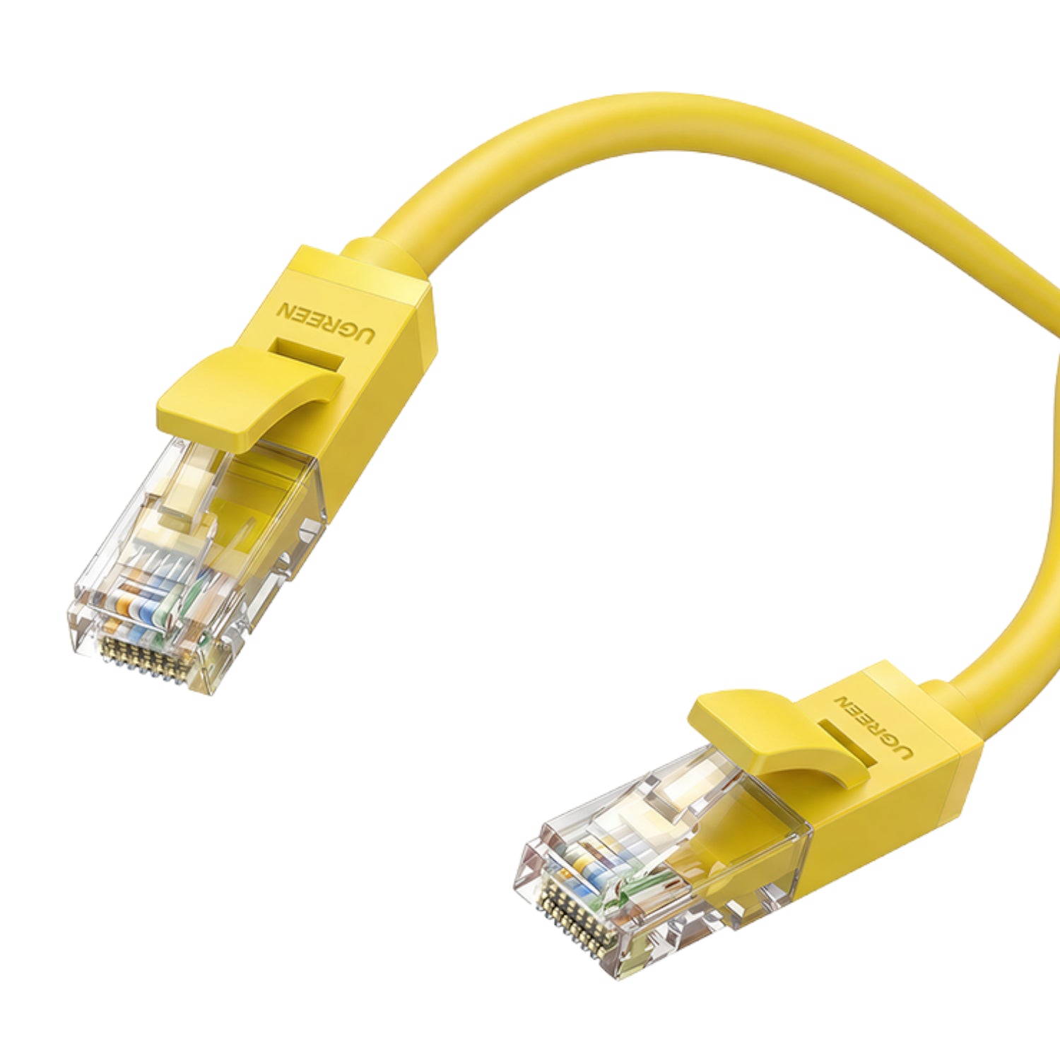UGREEN RJ45 CAT6 2m LAN Network Cable – (1Gbps, 250MHz) – Yellow-1
