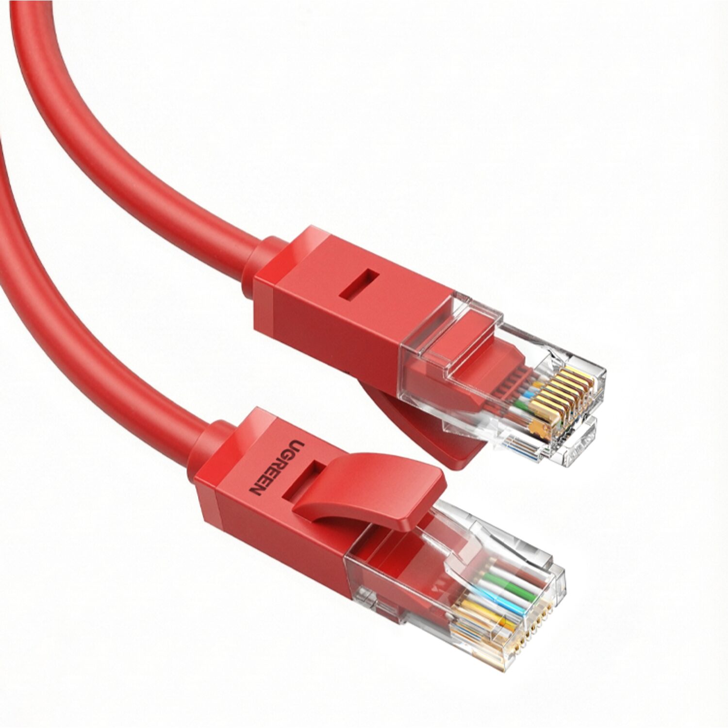 UGREEN Cat6 UTP Flat Ethernet cable 2M - Red-0