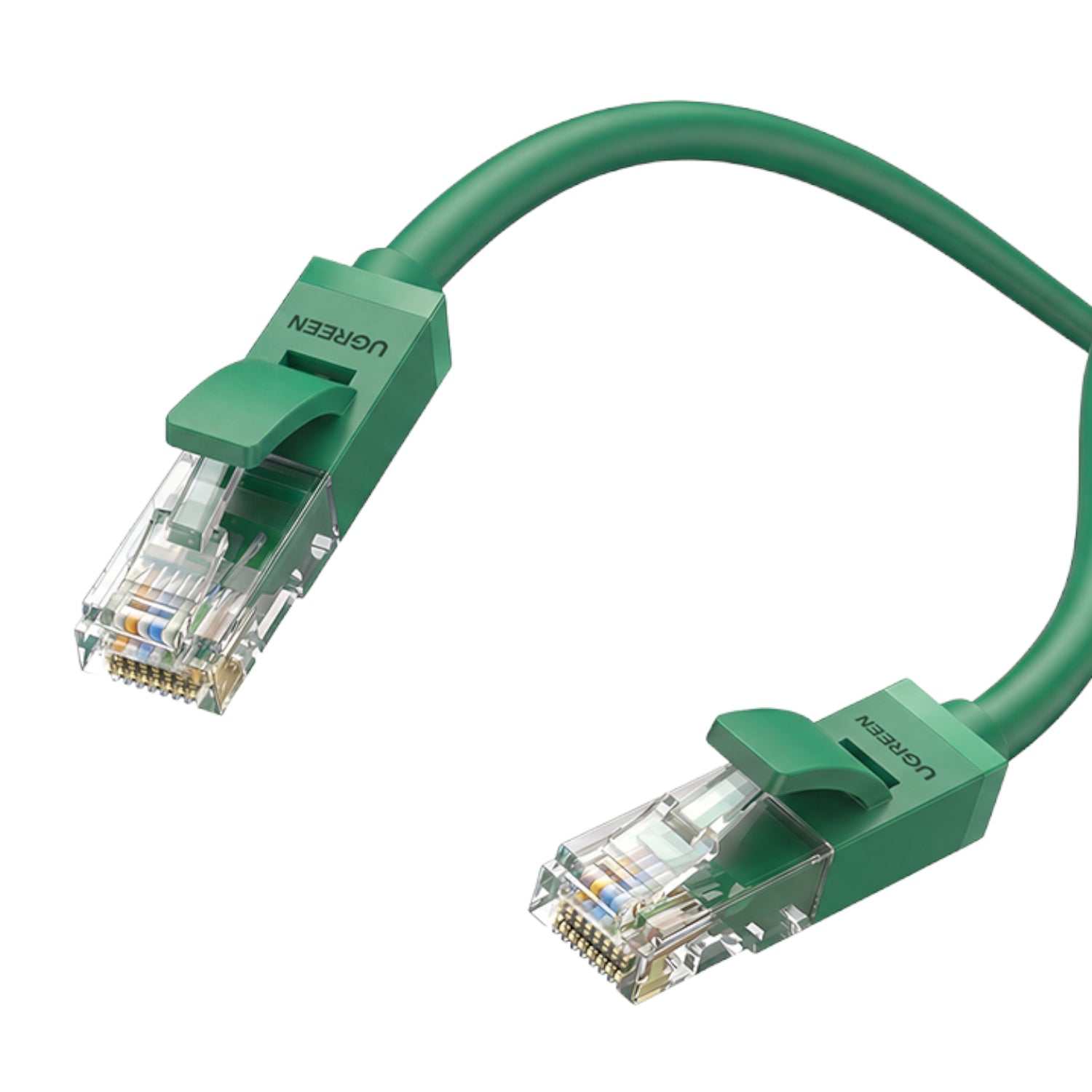 UGREEN RJ45 CAT6 2m LAN Network Cable - (1Gbps, 250MHz) – Green-1