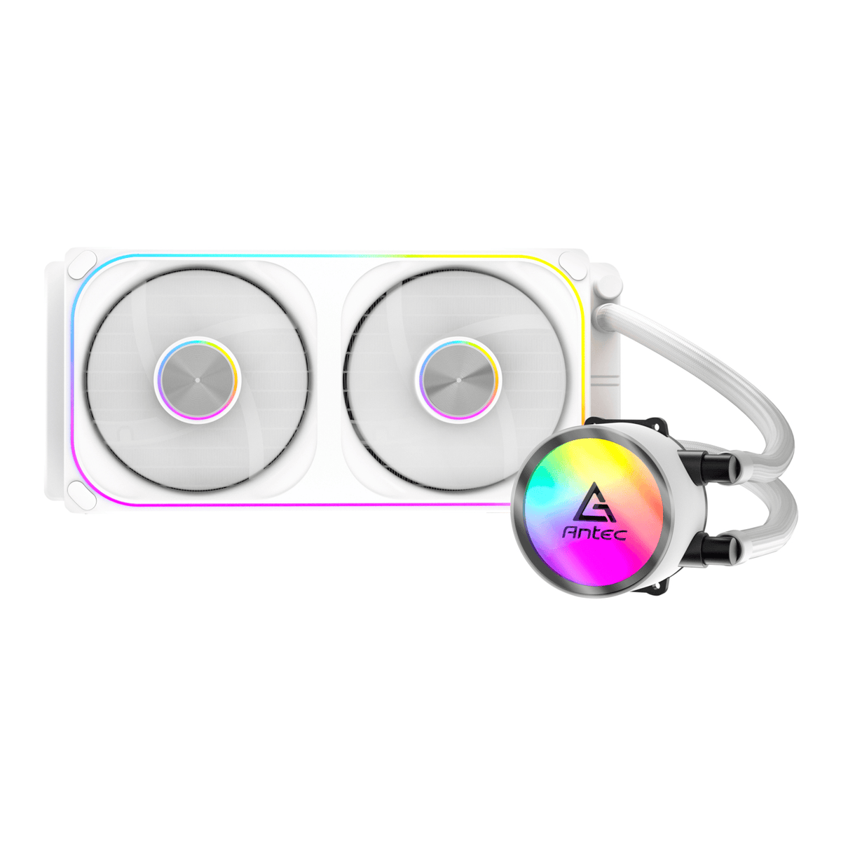 Antec Omni Matrix 240 ARGB CPU Liquid Cooler - White-0