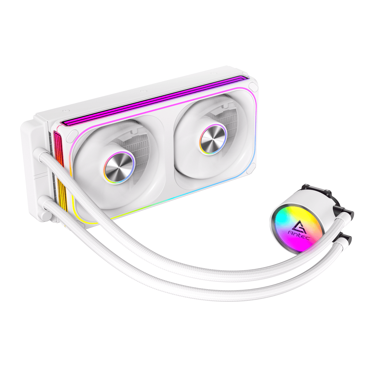 Antec Omni Matrix 240 ARGB CPU Liquid Cooler - White-2