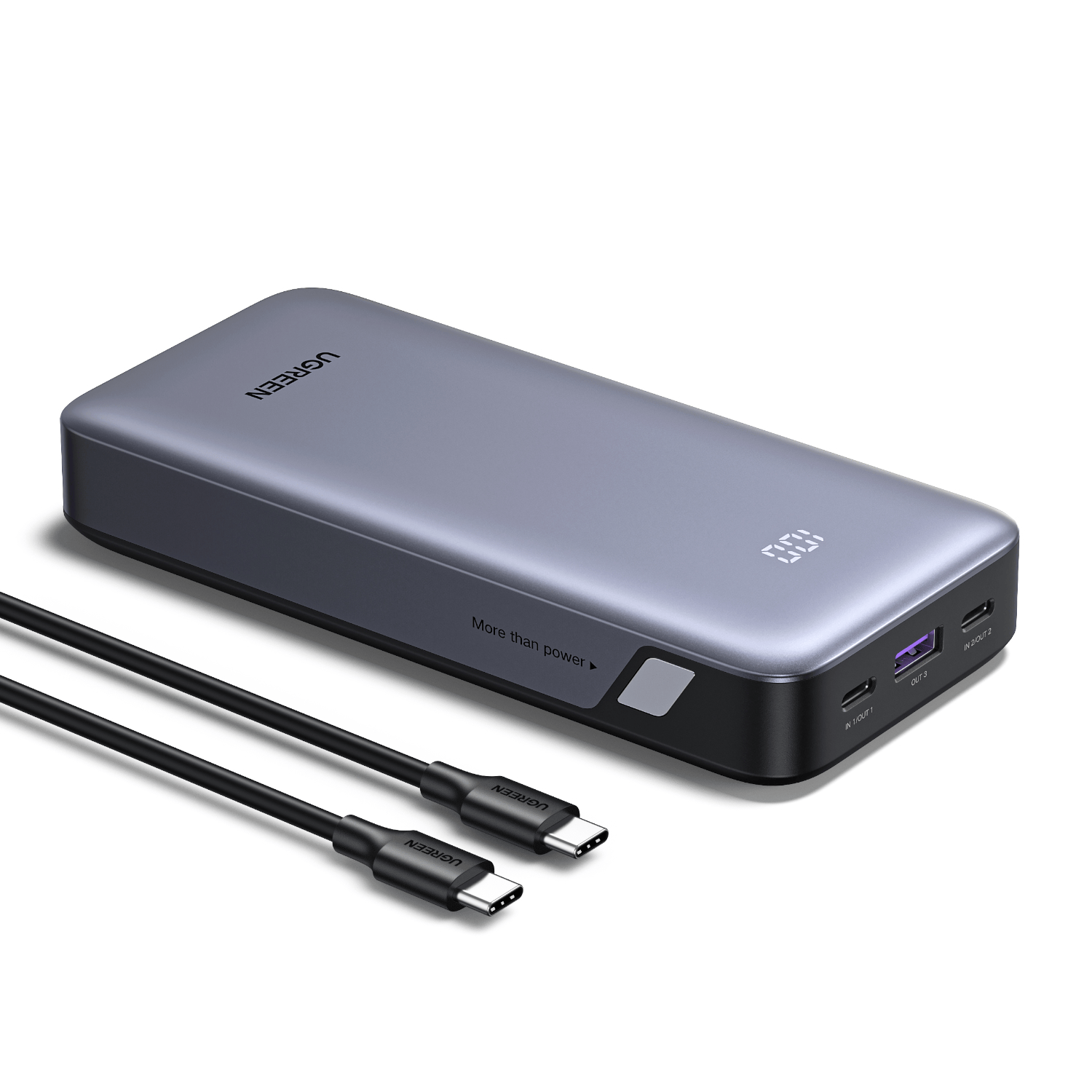 UGREEN 20000mAh 30W Two-way Fast Charging Power Bank-1