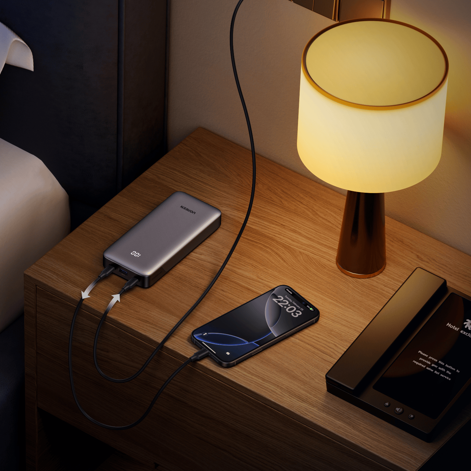 UGREEN 20000mAh 30W Two-way Fast Charging Power Bank-2