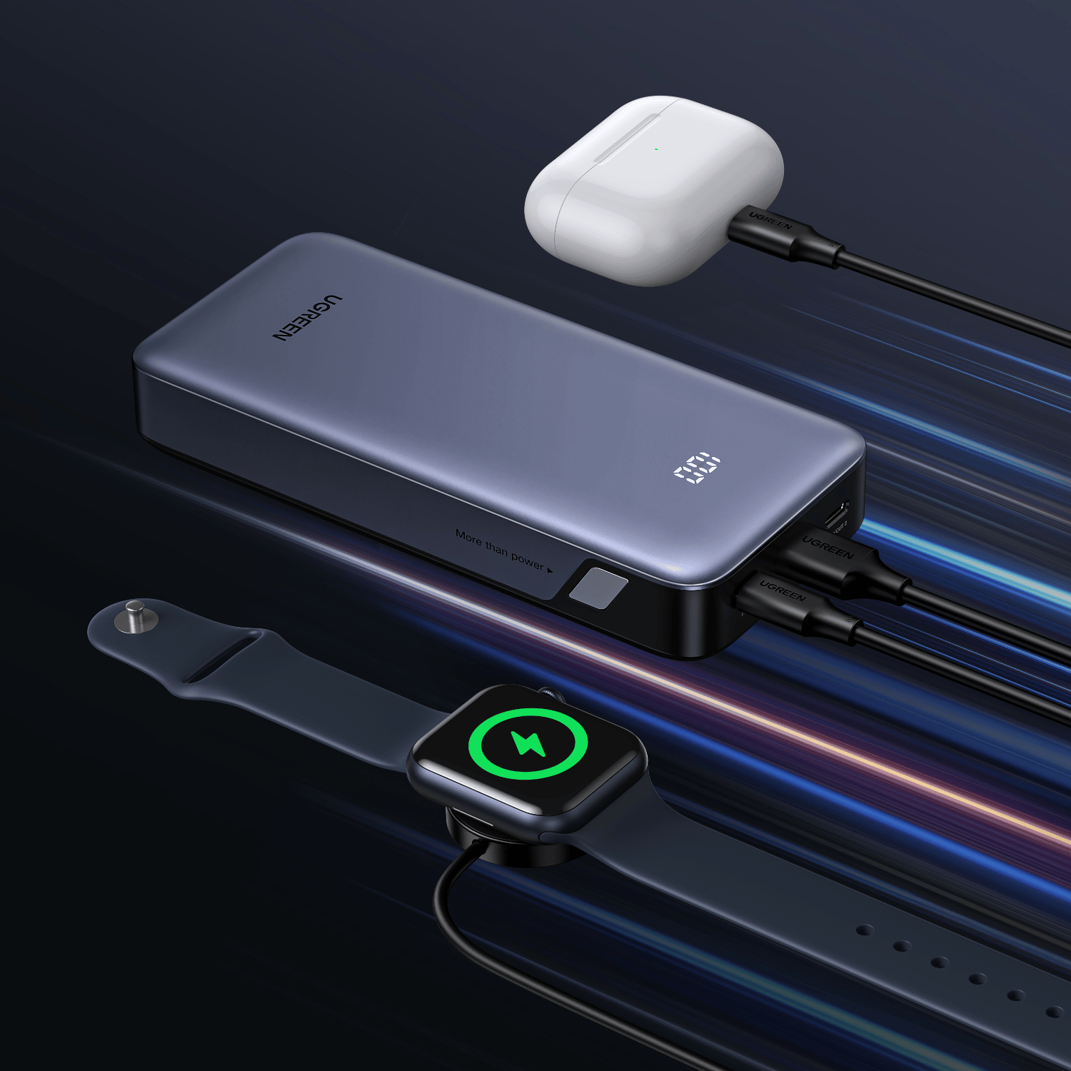 UGREEN 20000mAh 30W Two-way Fast Charging Power Bank-4