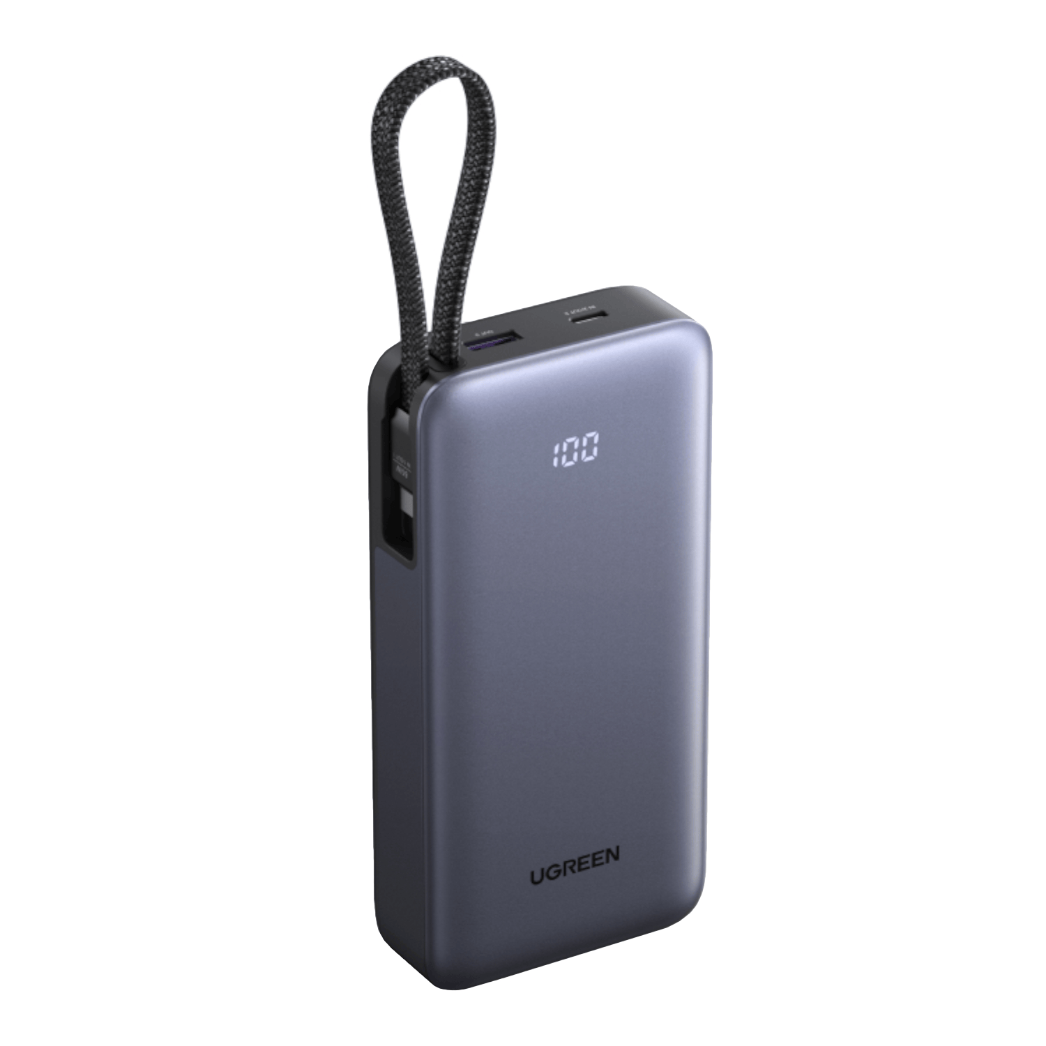 UGREEN Nexode Power Bank 20000mAh 55W with built-in USB Type-C Cable-1