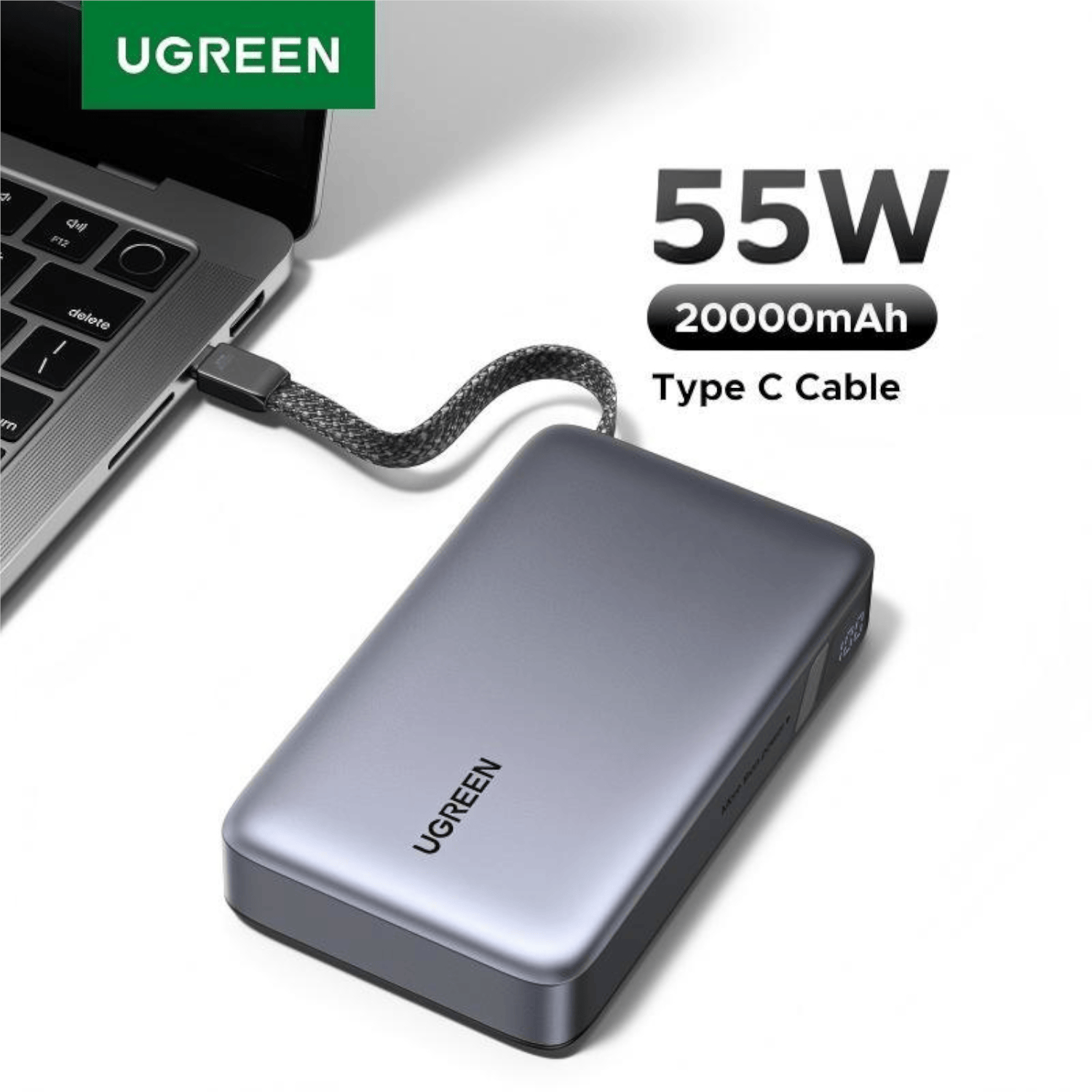 UGREEN Nexode Power Bank 20000mAh 55W with built-in USB Type-C Cable-3